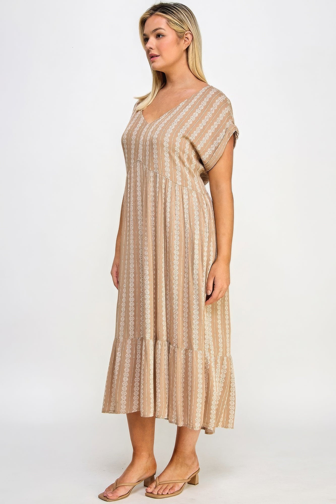 Boho Maxi Dress W/ Slip product image