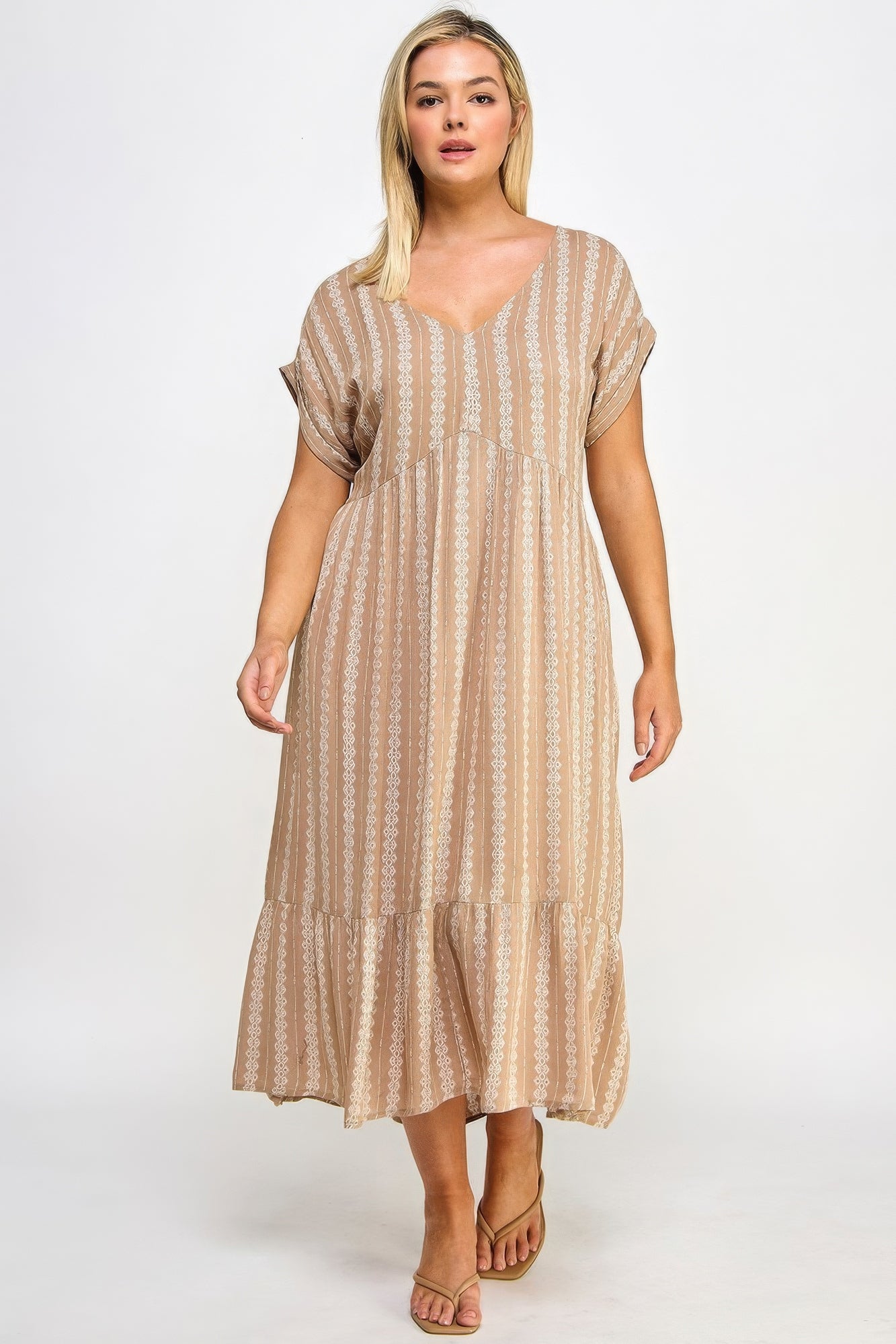Boho Maxi Dress W/ Slip product image