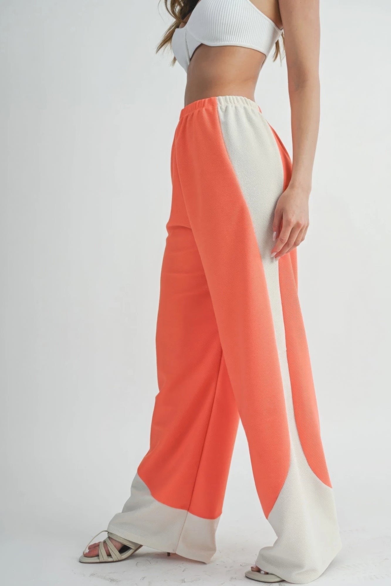 Two Toned Wide Leg Pants product image