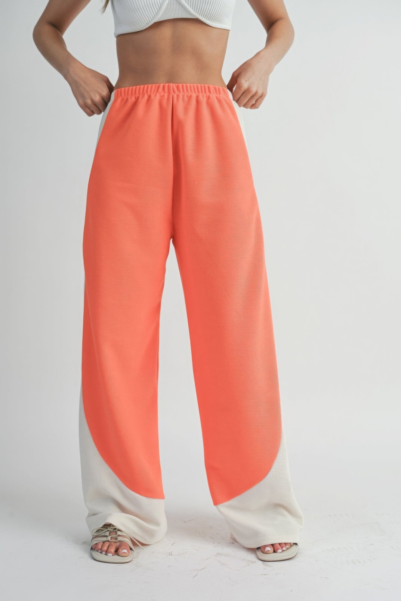 Two Toned Wide Leg Pants product image