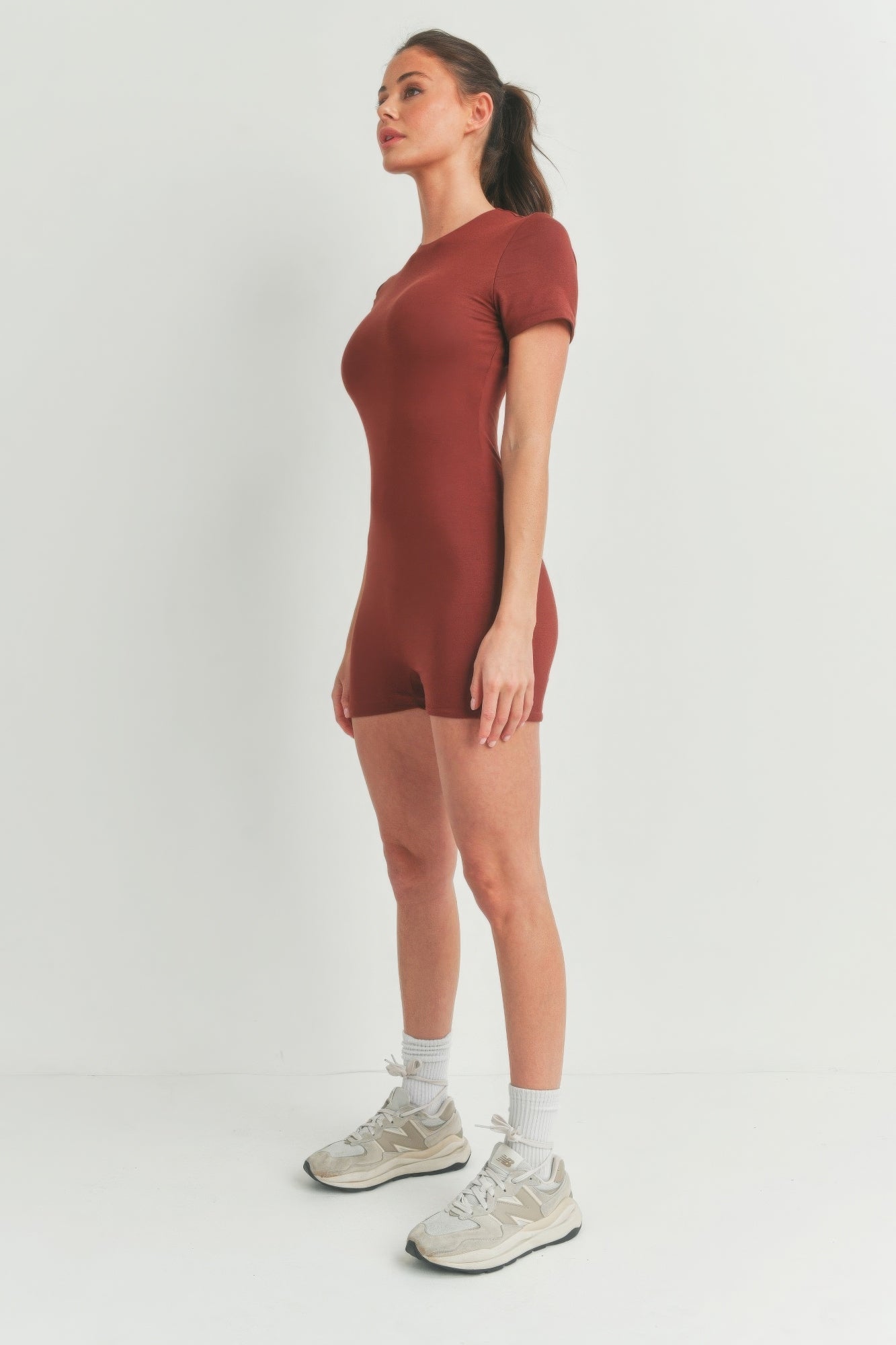 Solid Color Bodycon Jumpsuit product image