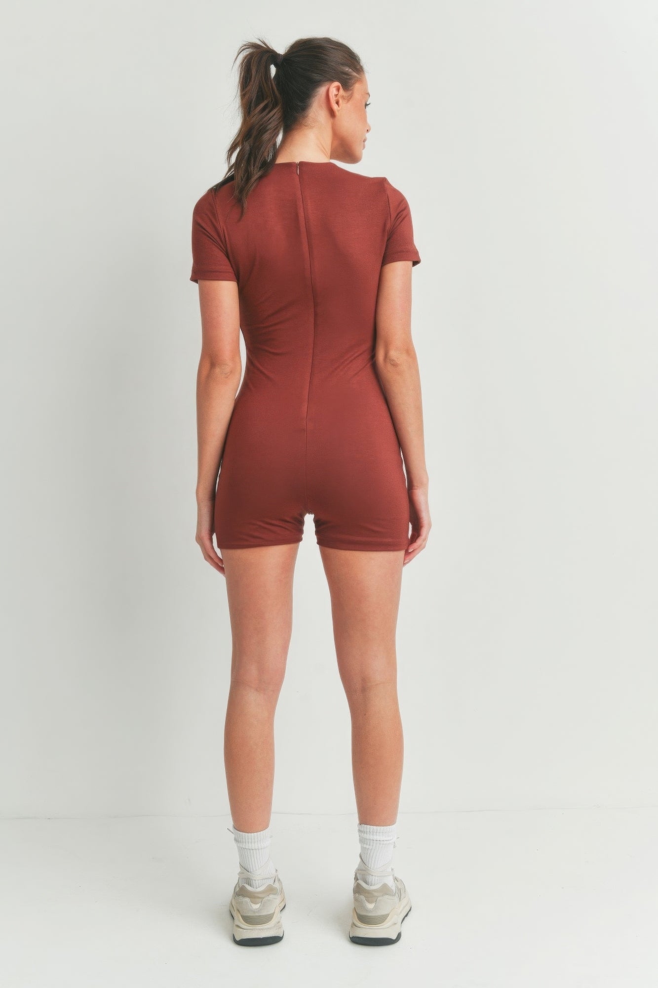 Solid Color Bodycon Jumpsuit product image