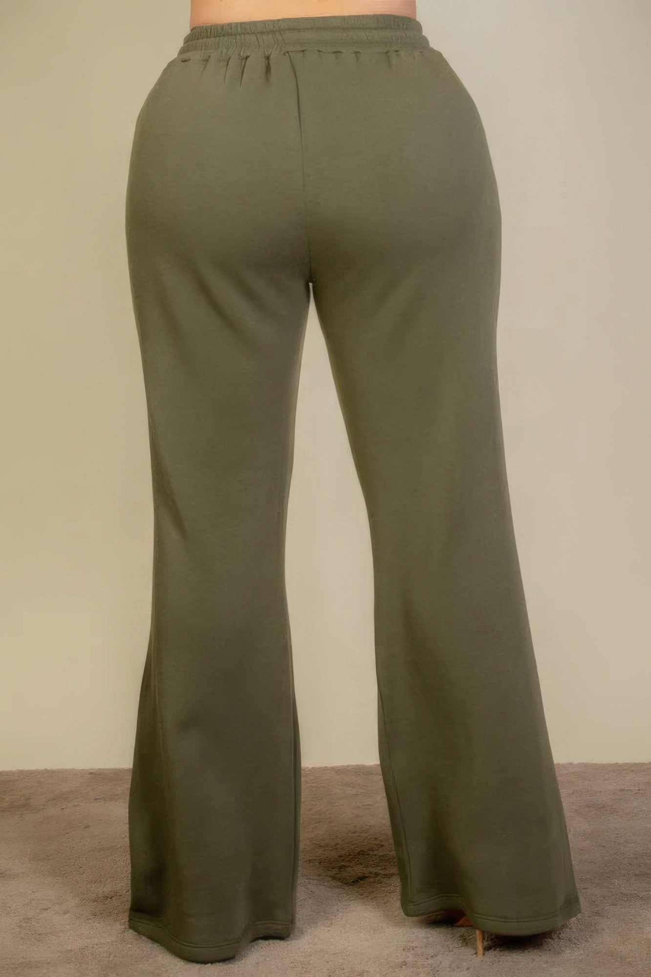 Plus Size Drawstring Waist Slant Pocket Sweatpants product image