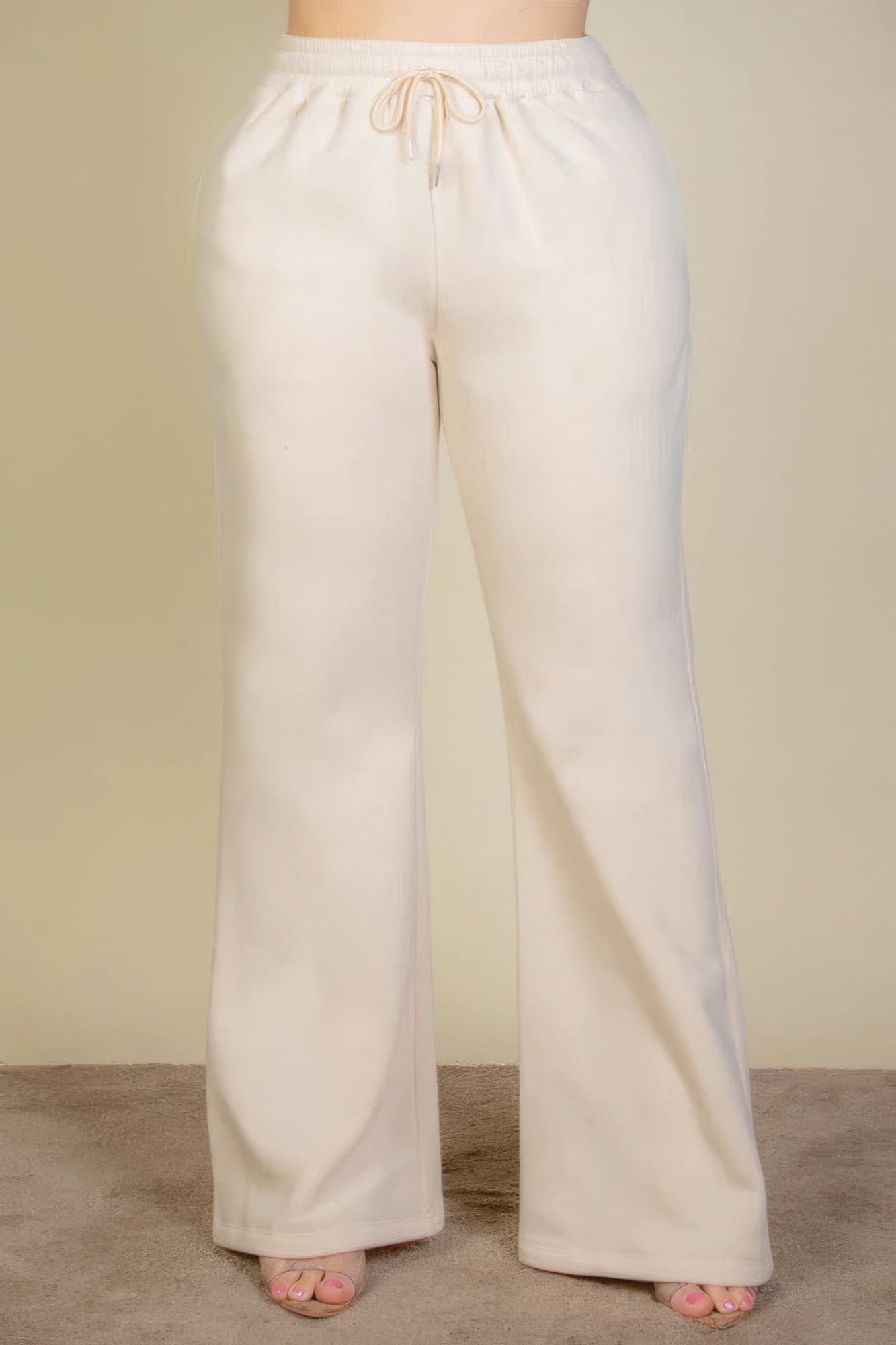 Plus Size Drawstring Waist Slant Pocket Sweatpants product image