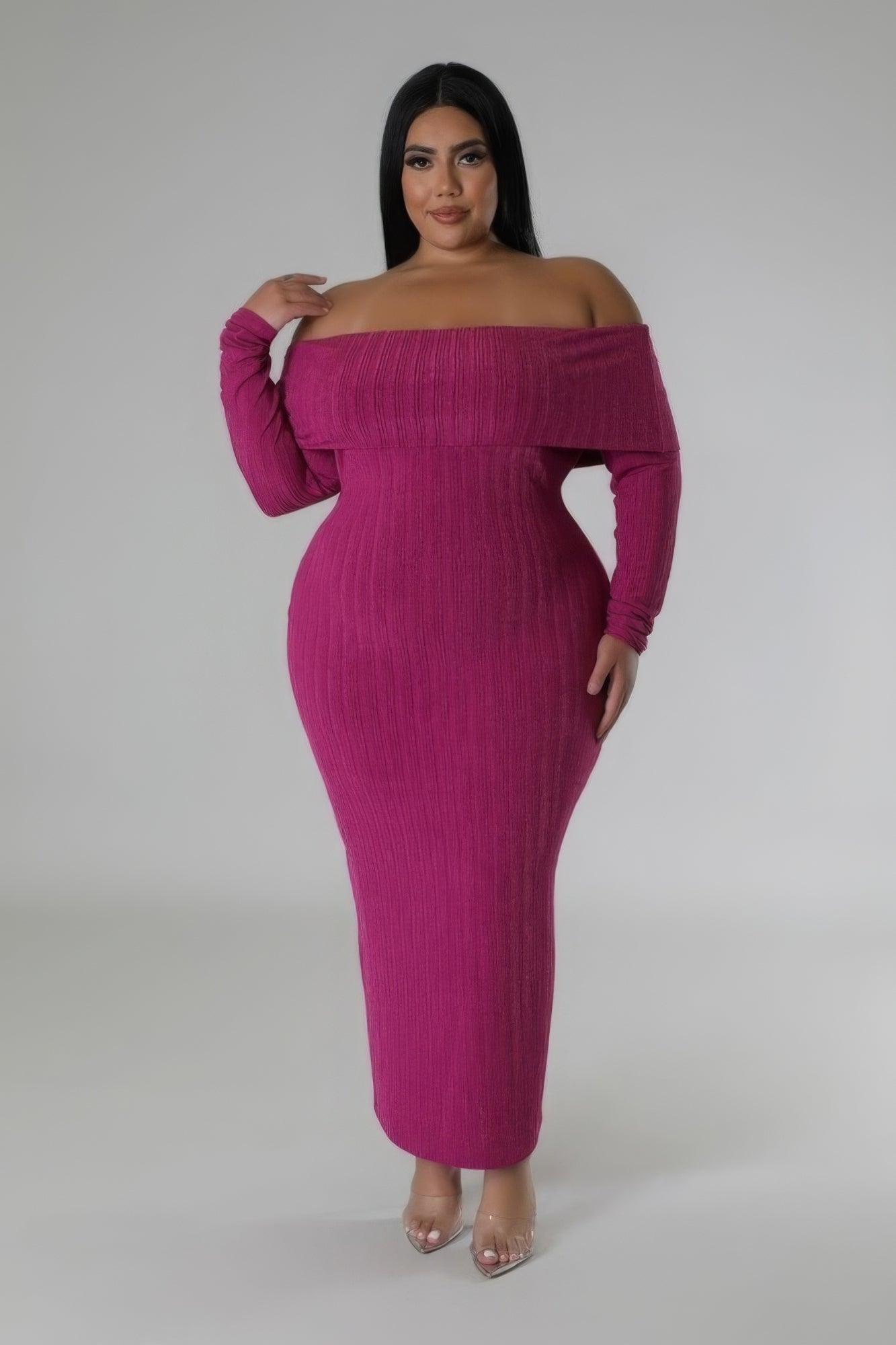 Off Shoulders Stretch Dress product image