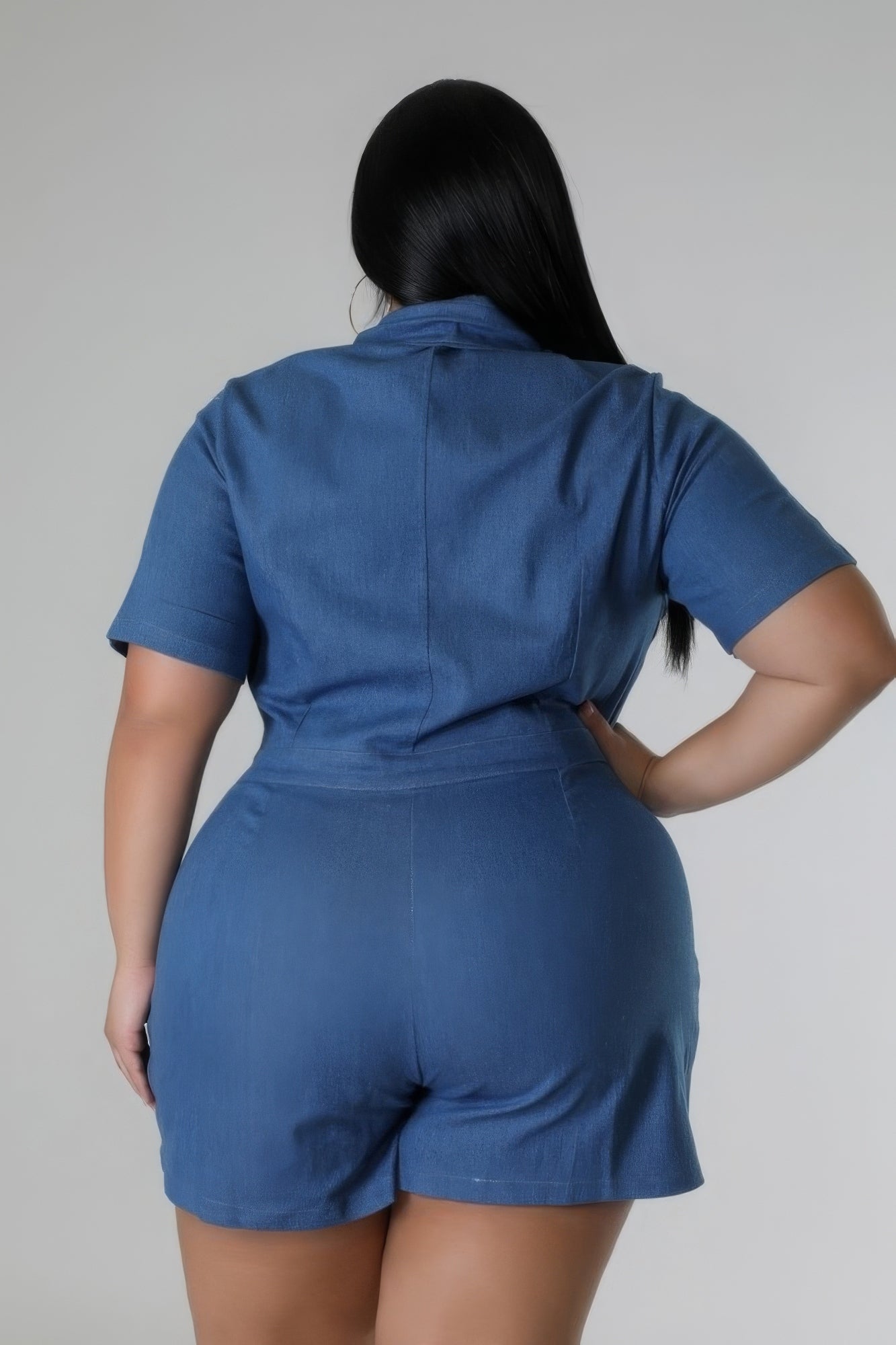Semi-stretch Romper product image