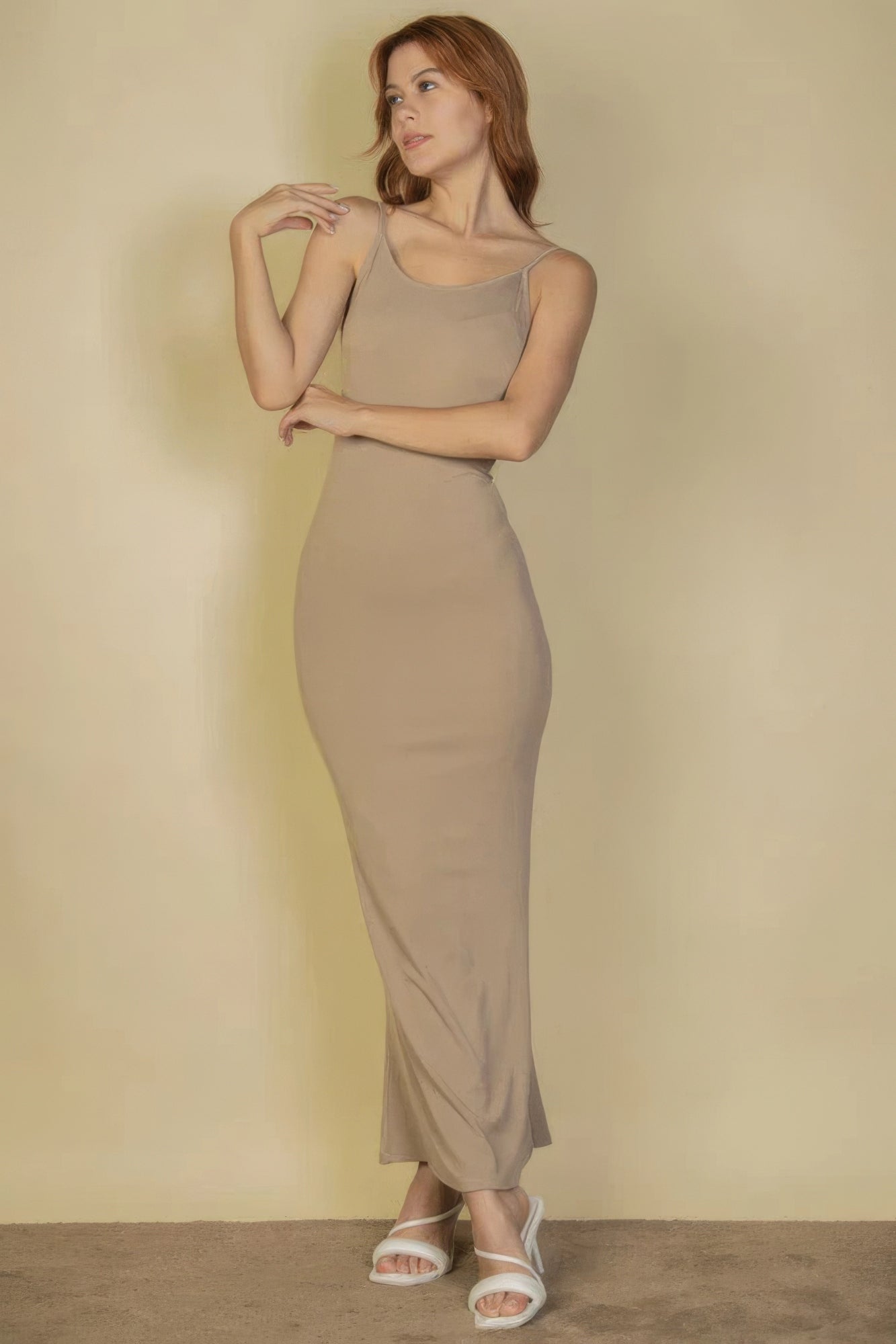 Ribbed Mermaid Hem Camisole Maxi Dress product image