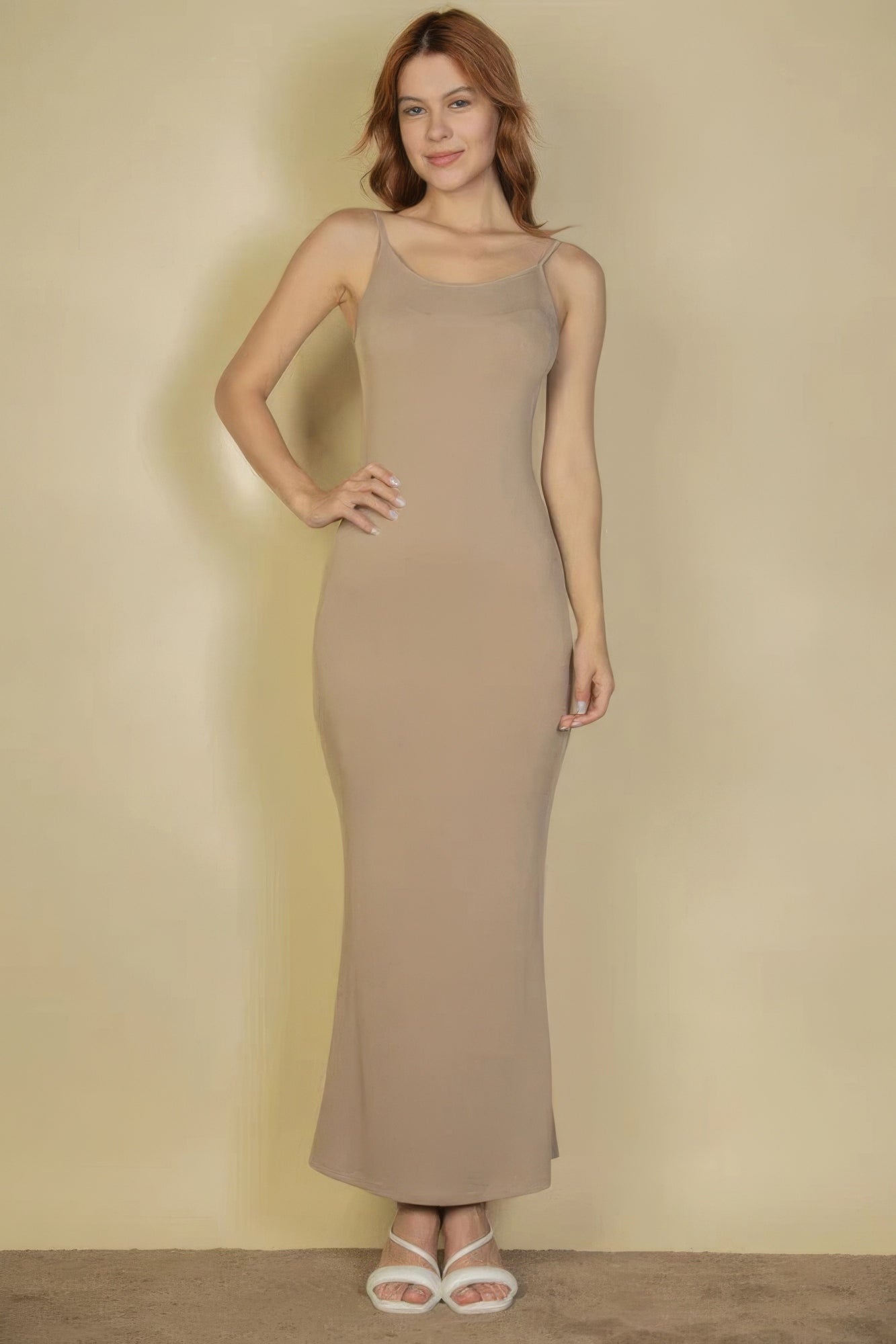 Ribbed Mermaid Hem Camisole Maxi Dress product image