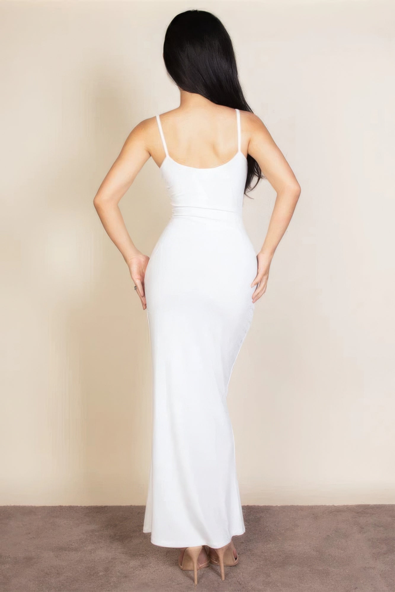 Ribbed Mermaid Hem Camisole Maxi Dress product image
