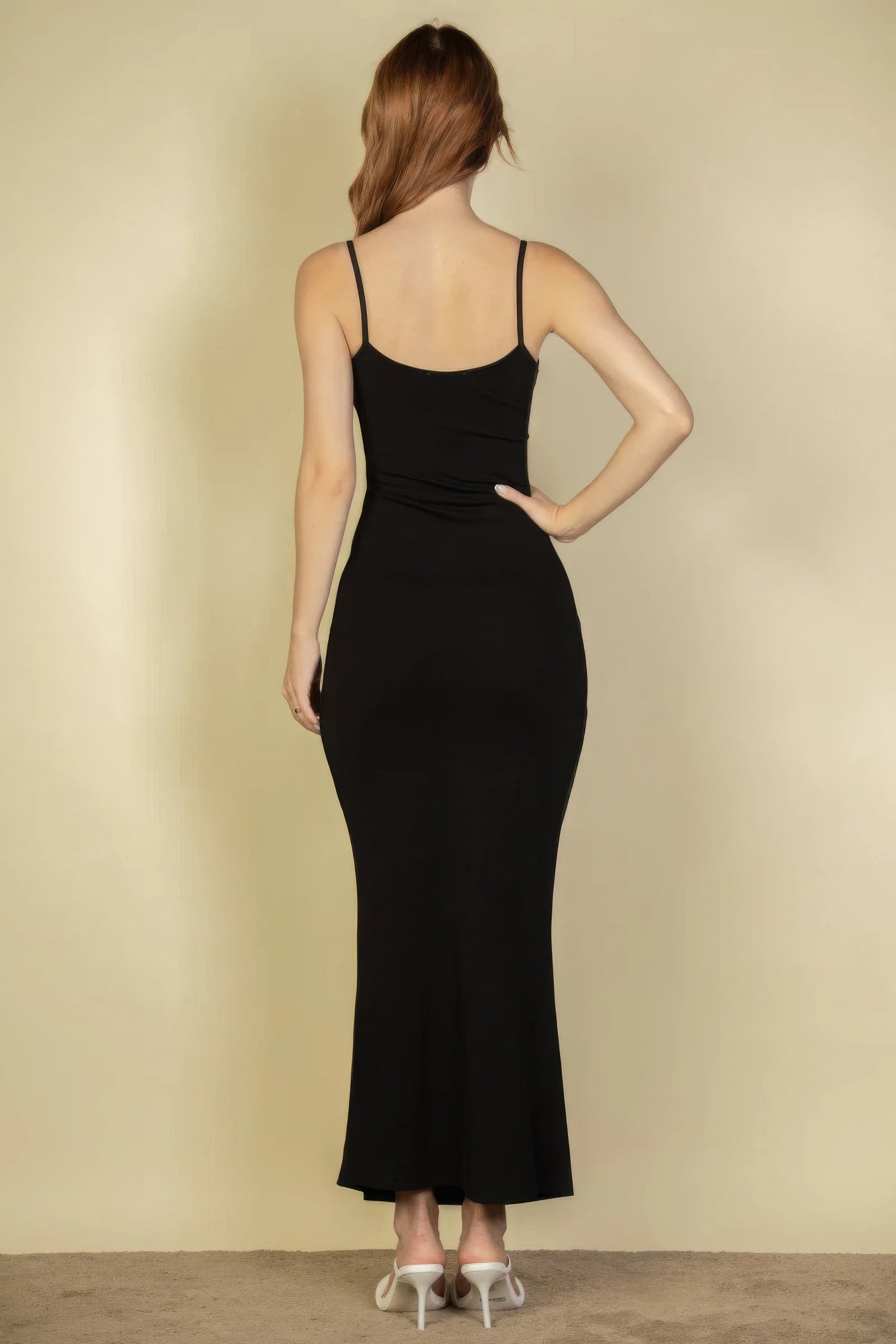 Ribbed Mermaid Hem Camisole Maxi Dress product image