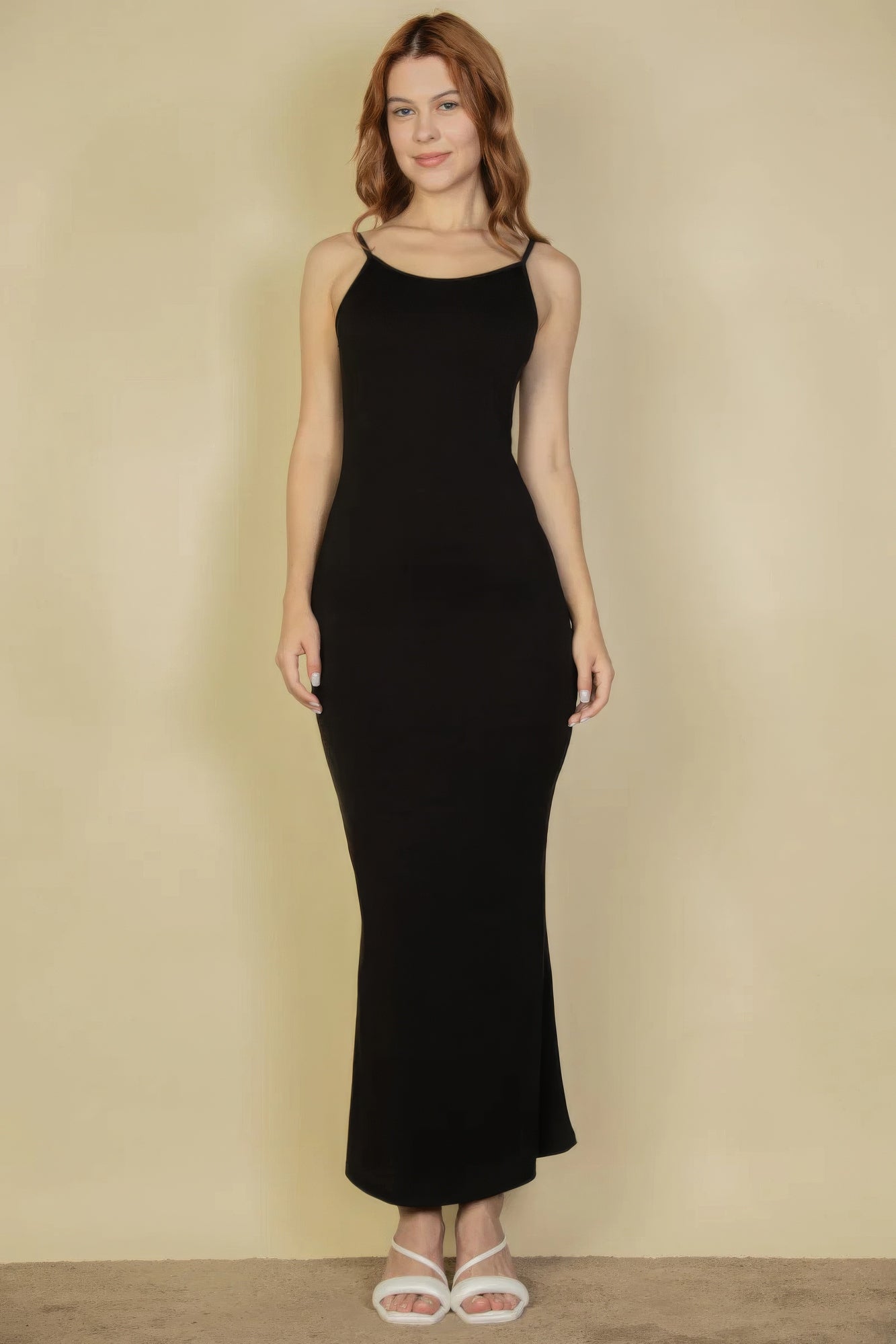 Ribbed Mermaid Hem Camisole Maxi Dress product image