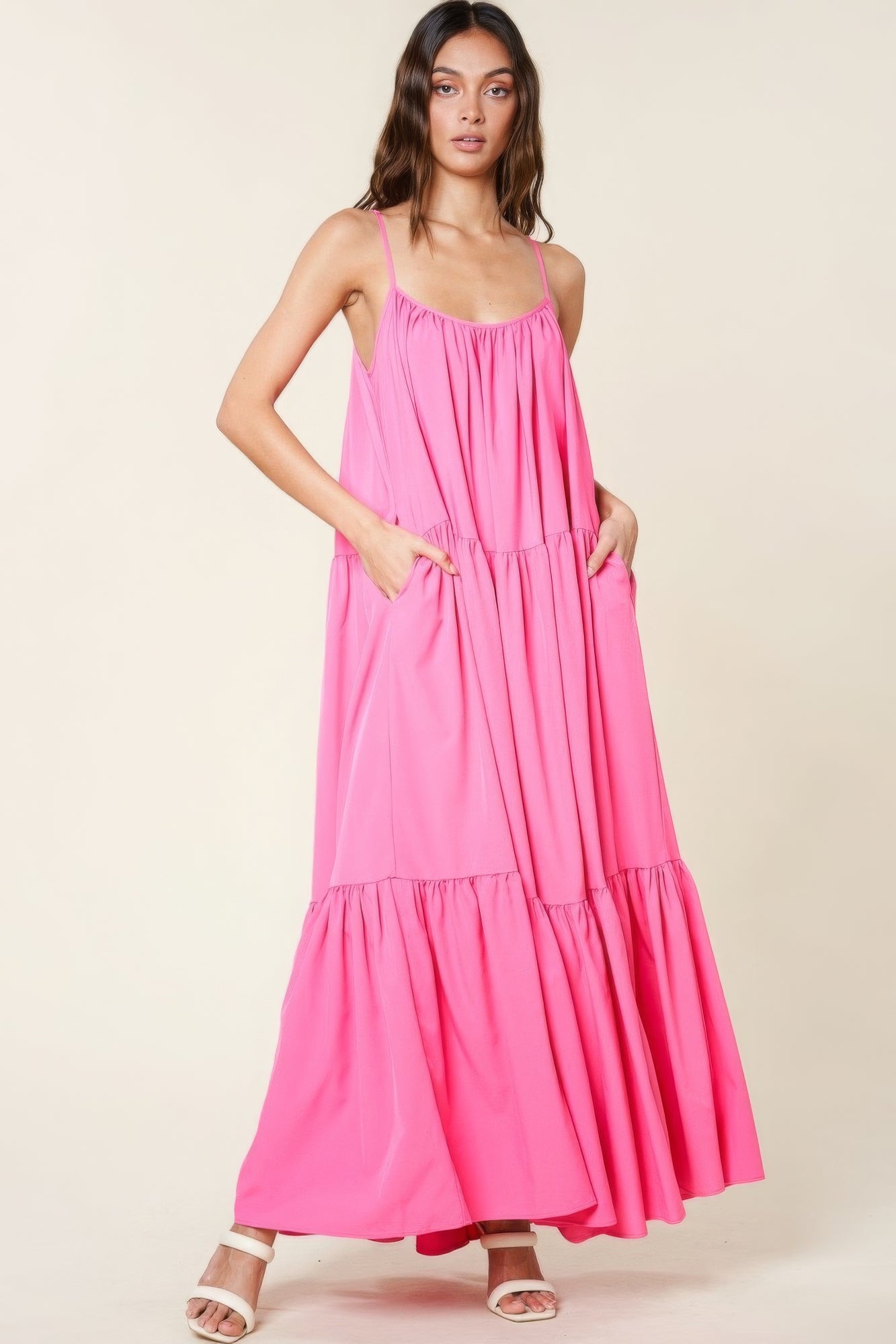 Maxi Sun Dress With Pockets product image