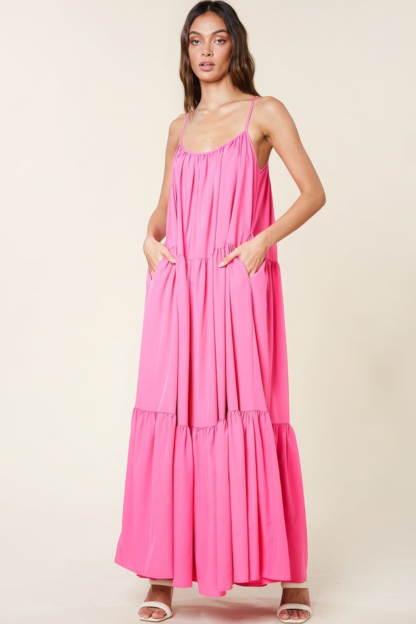 Maxi Sun Dress With Pockets product image