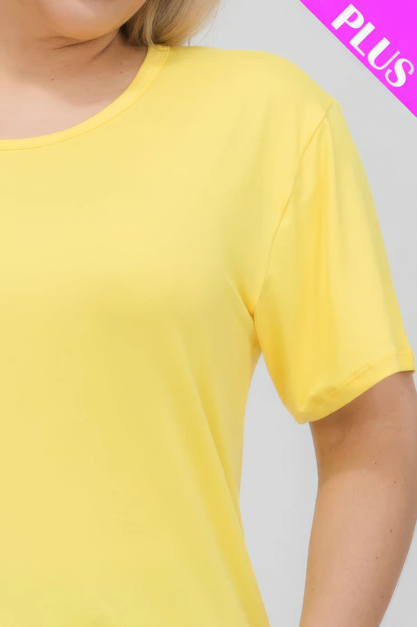 Plus Size Basic Short Sleeve T-shirt product image