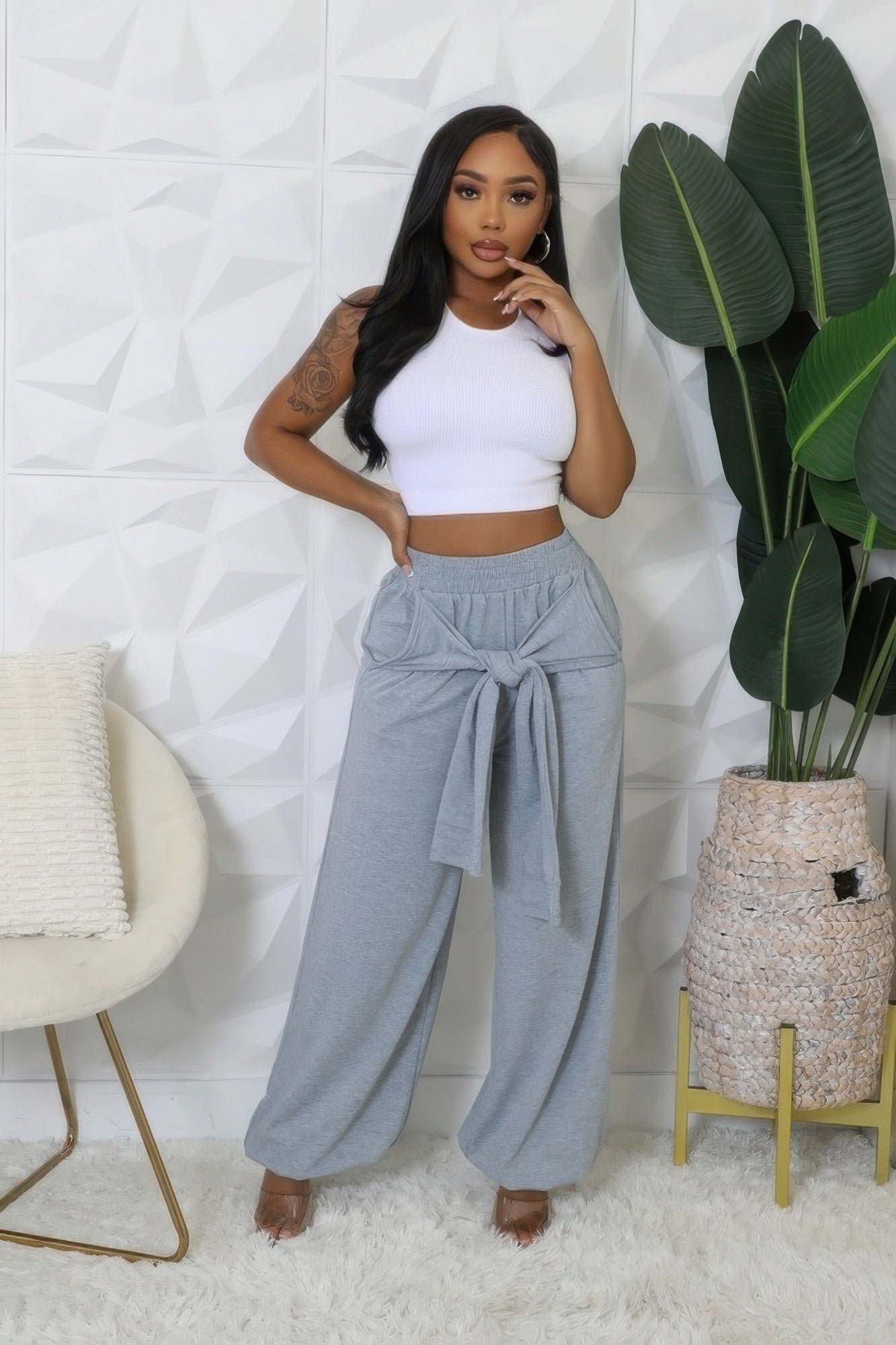 High-waisted Stretch Pants product image