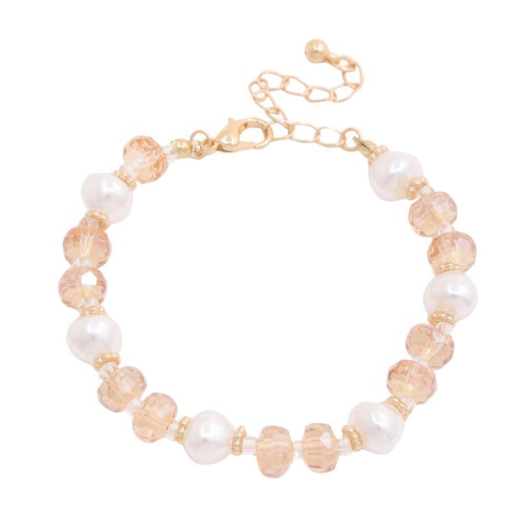 Pearl Beaded Metal Bracelet product image