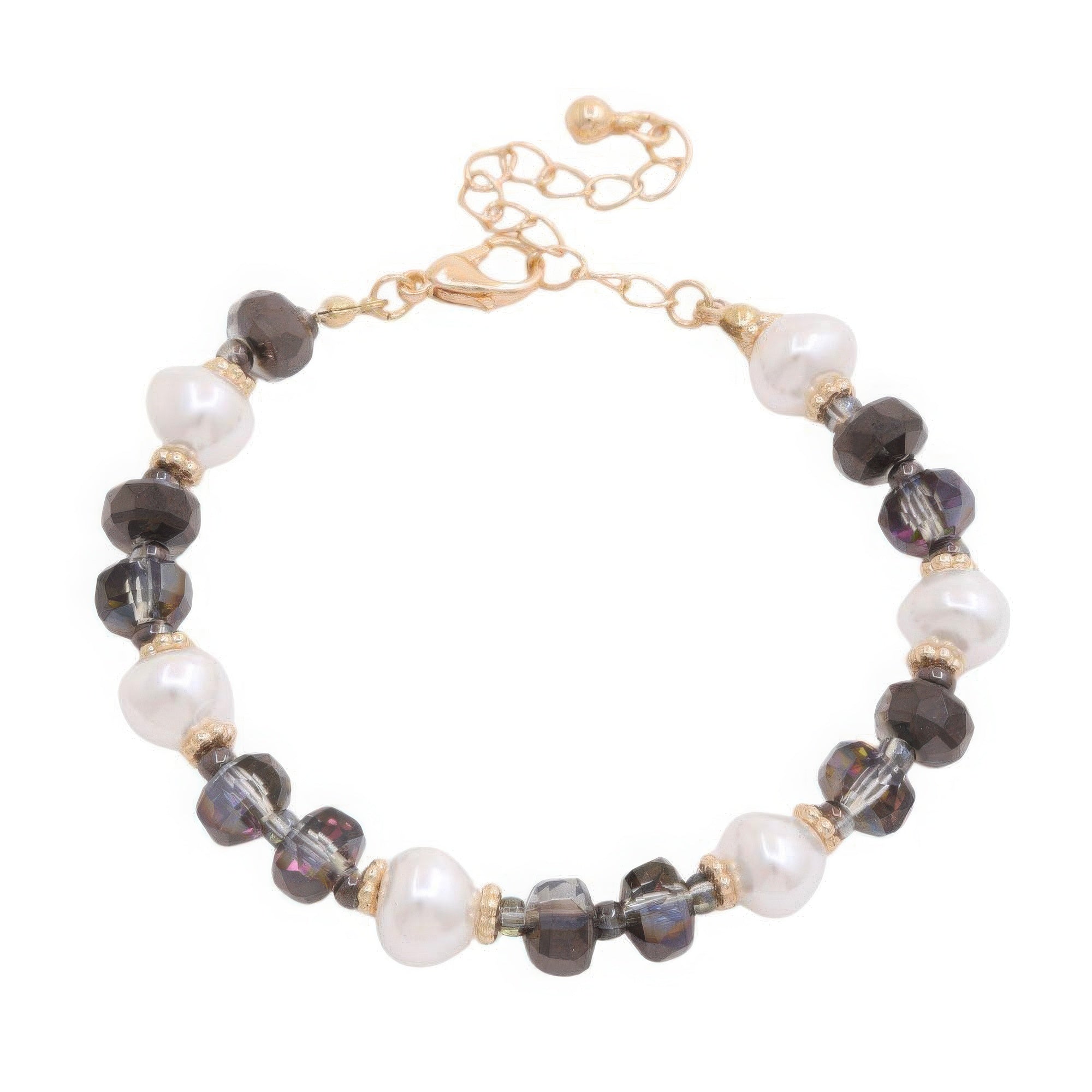 Pearl Beaded Metal Bracelet product image