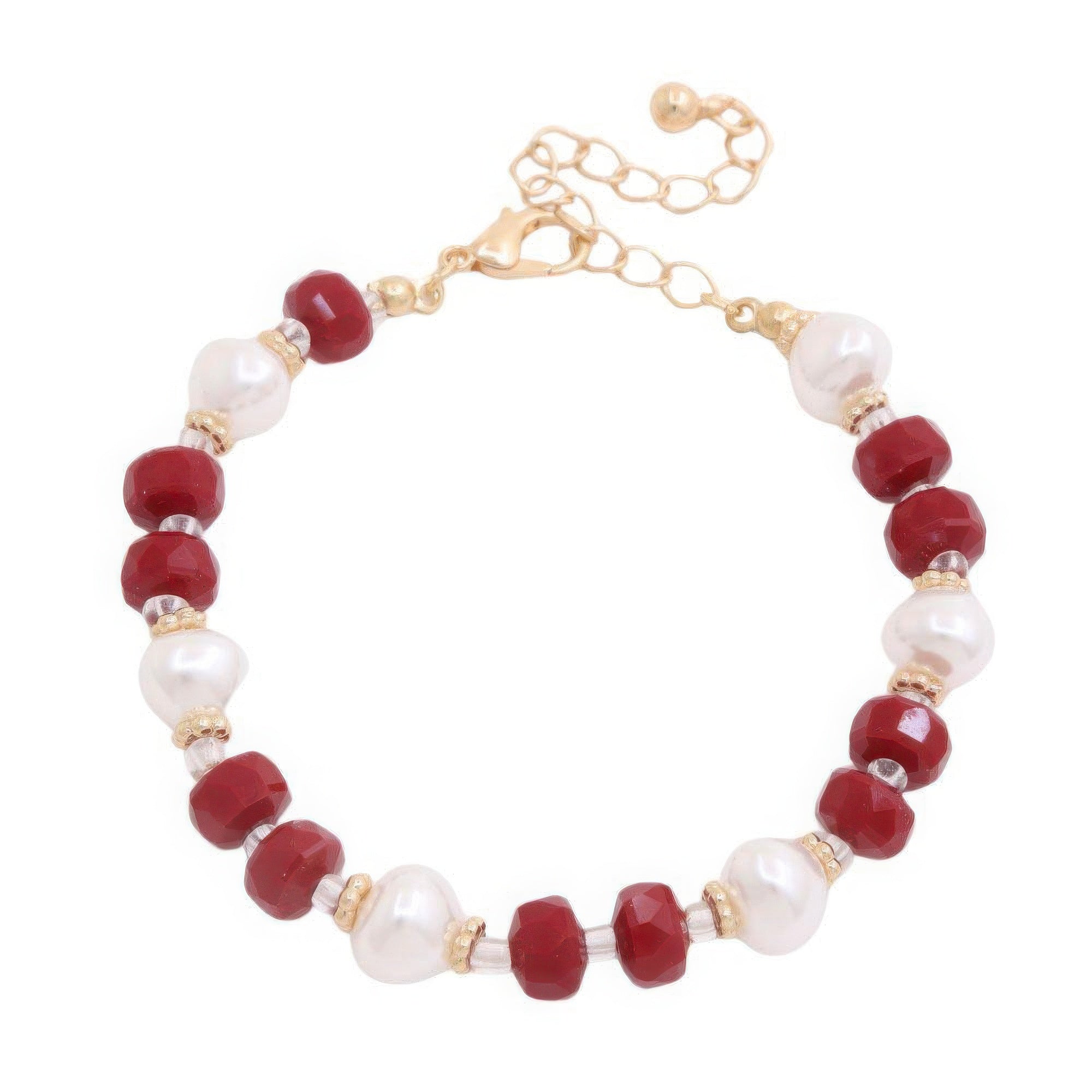 Pearl Beaded Metal Bracelet product image