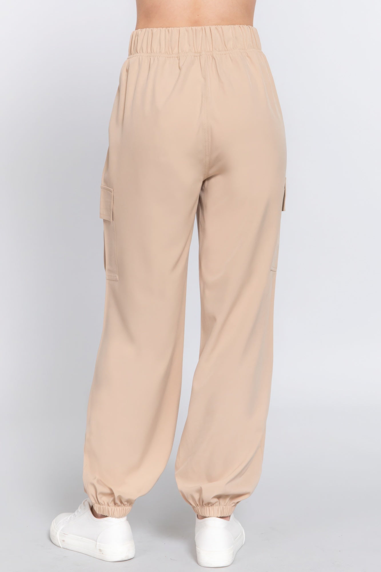 Light Weight Stretch Woven Cargo Jogger Pants product image