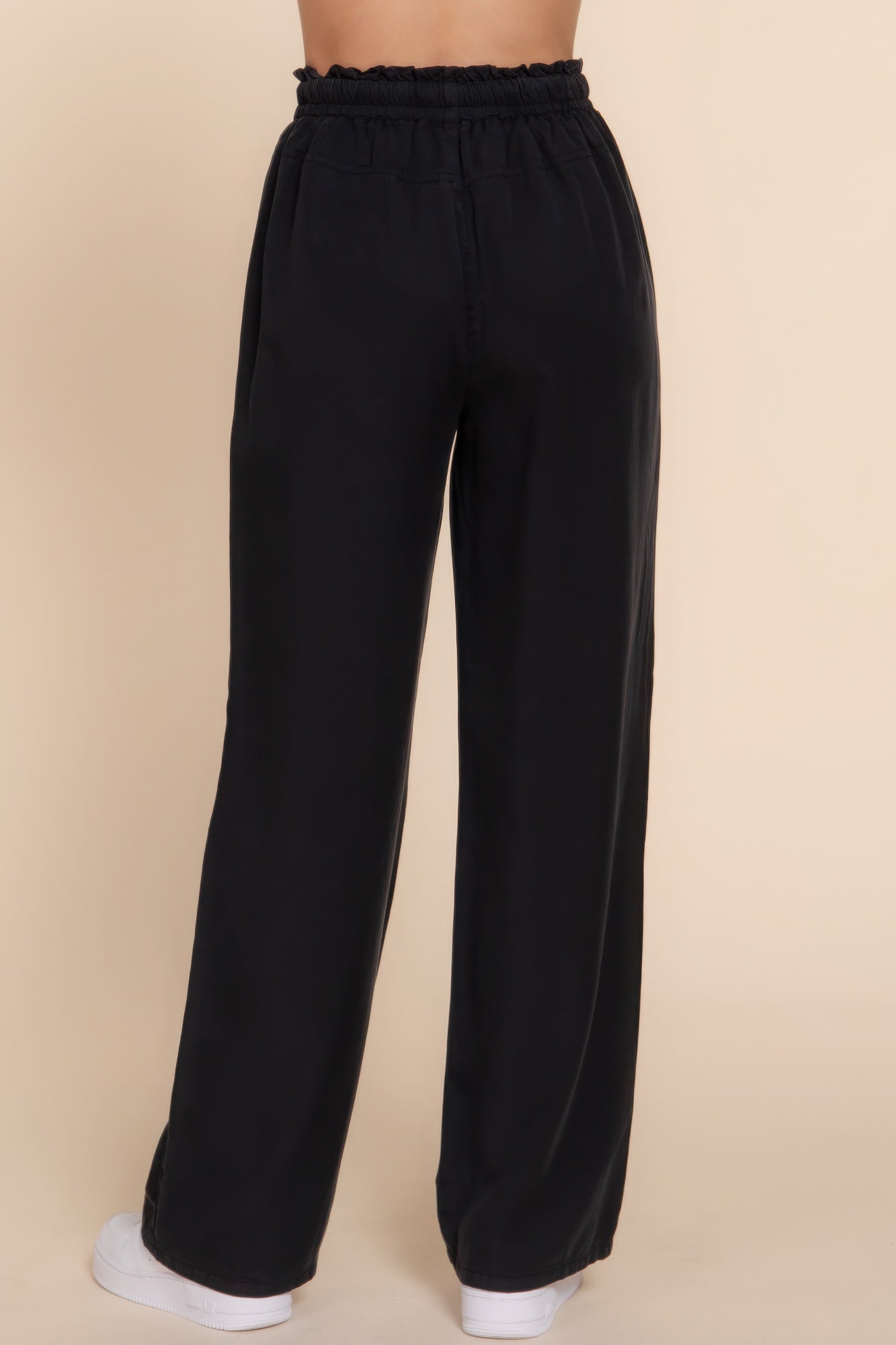 Elastic Waist Tencel Long Pants product image