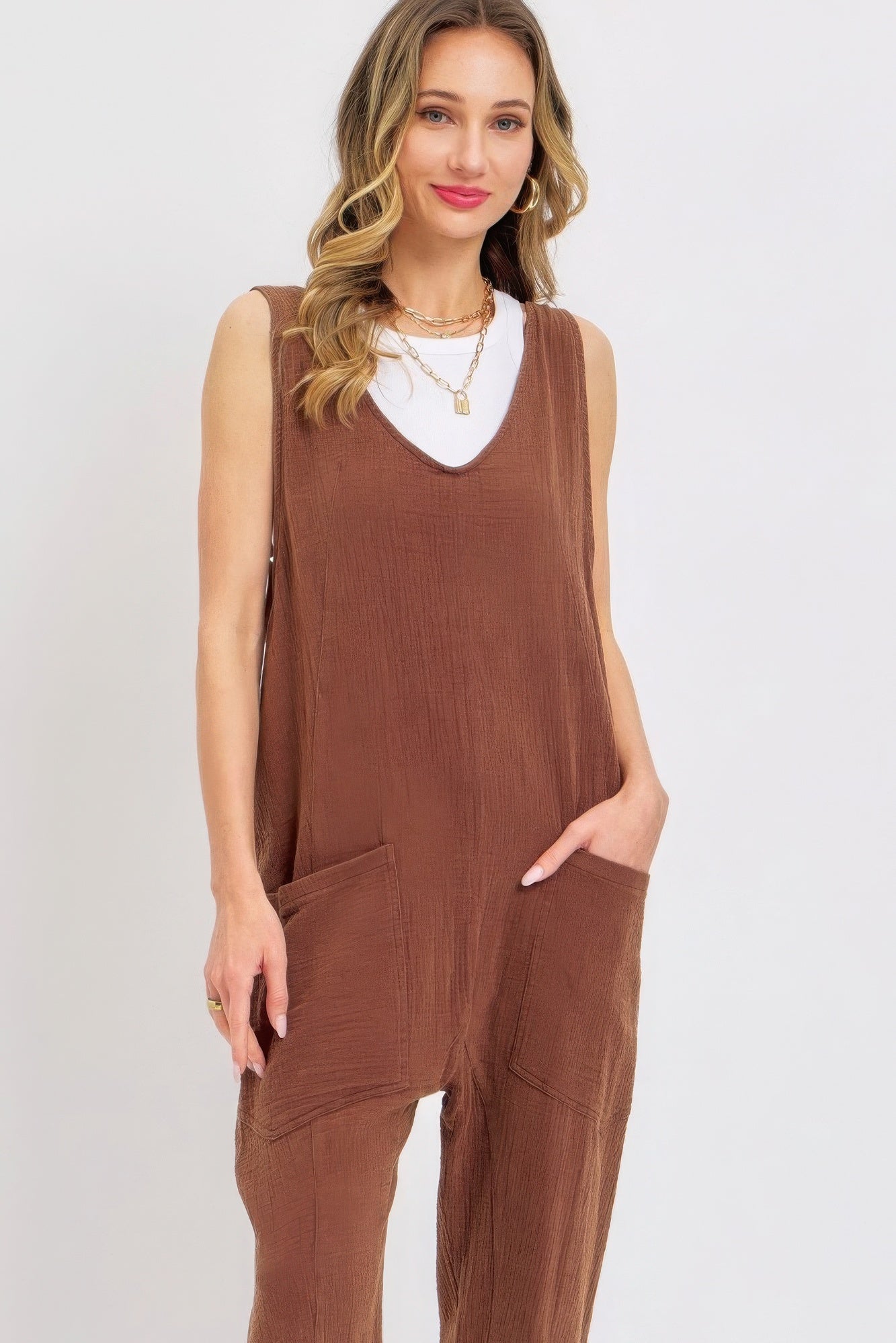 Mineral Washed Summer Jumpsuit product image