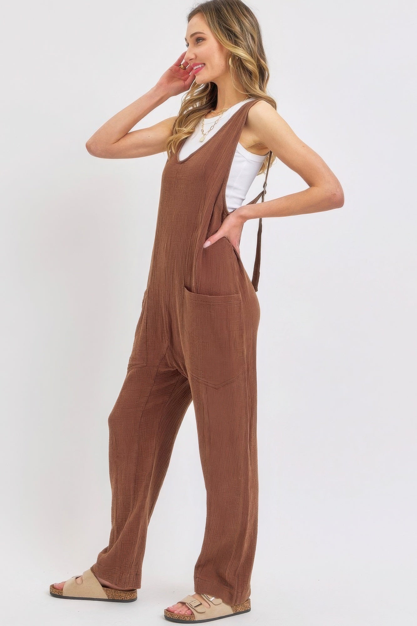 Mineral Washed Summer Jumpsuit product image