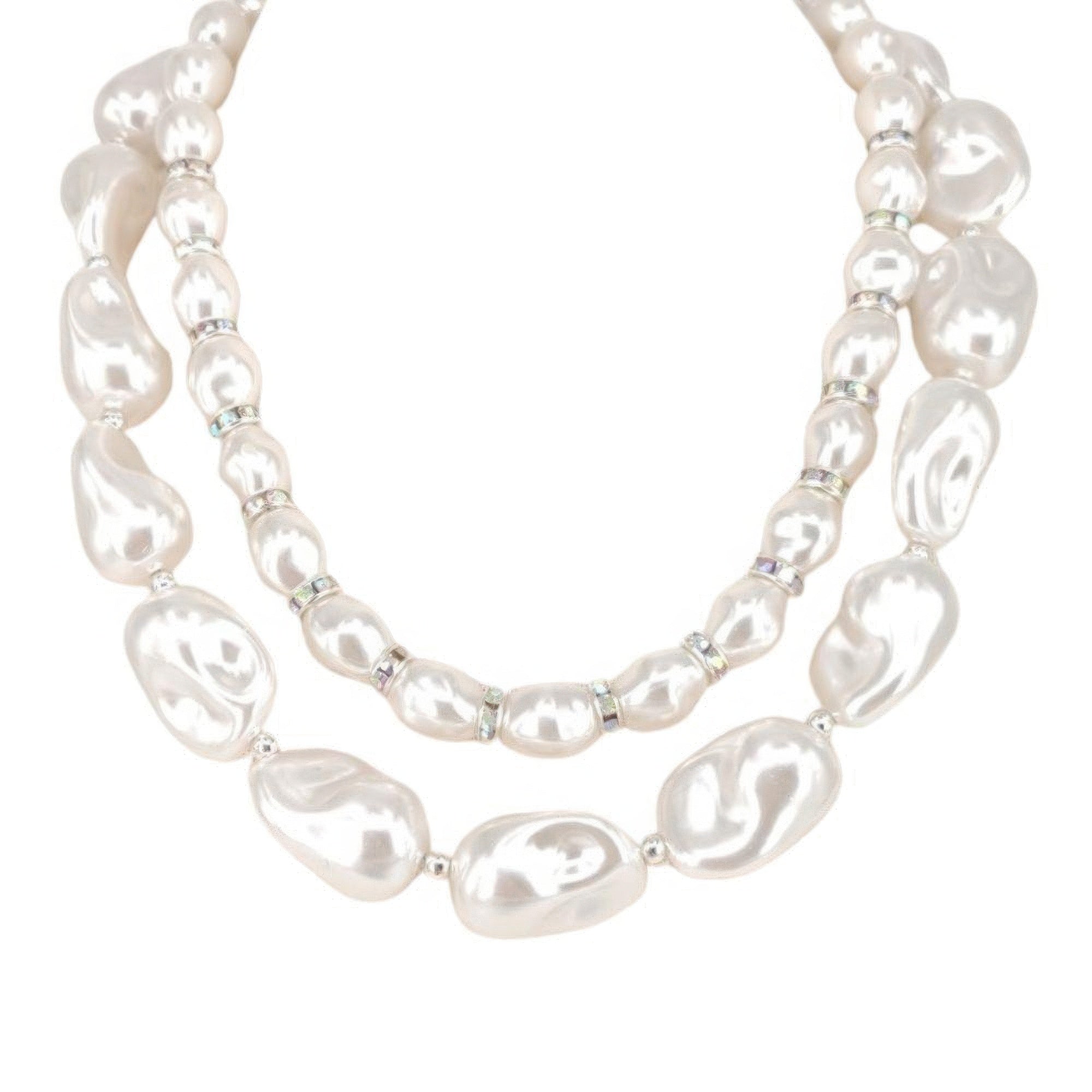 2 layered pearl necklace product image