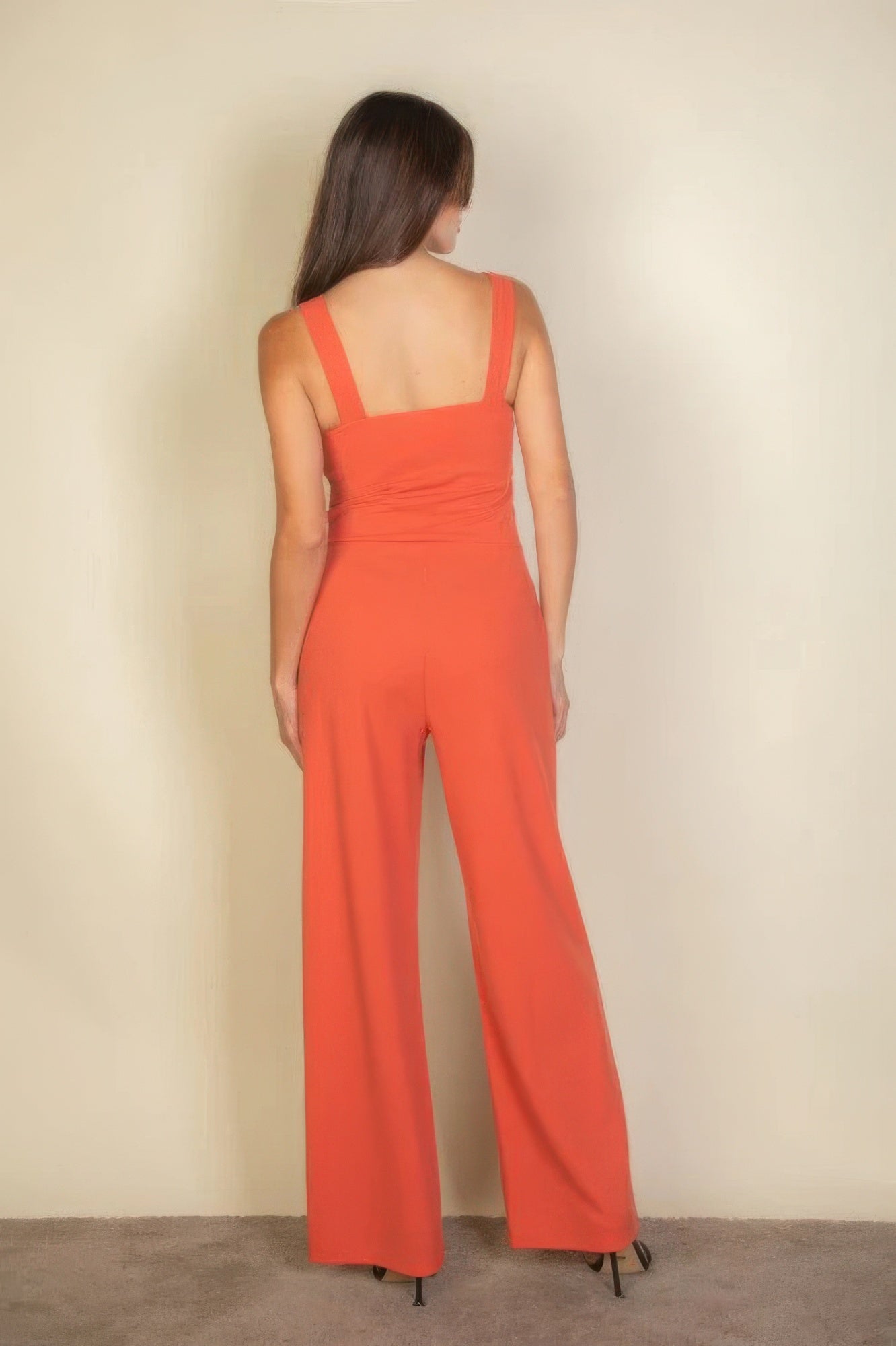 Notched neck cami jumpsuit product image