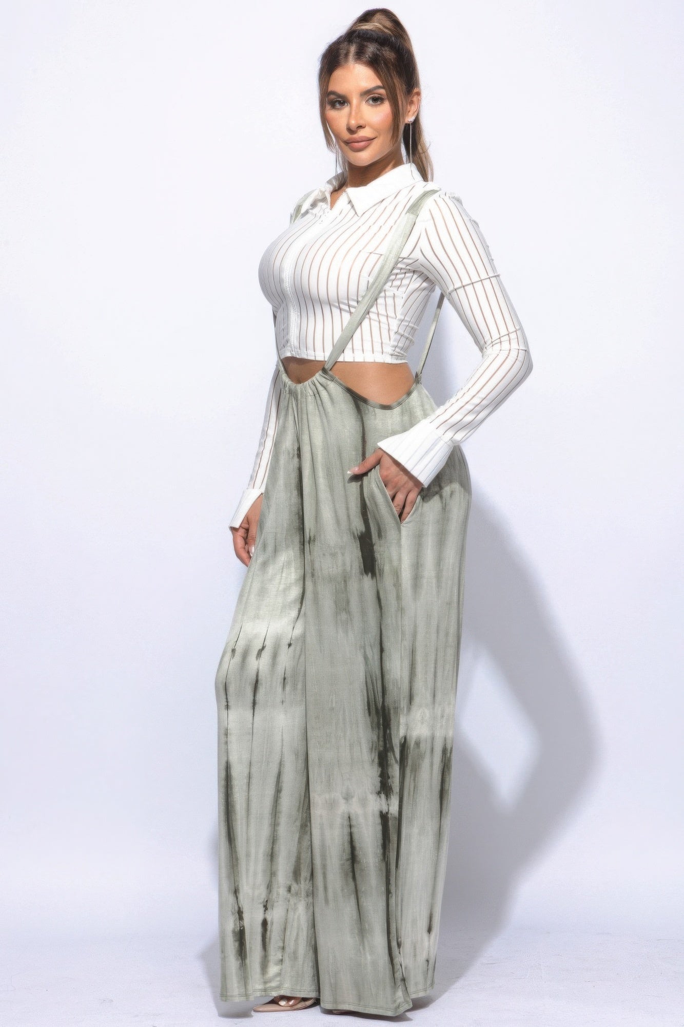 Drawstring Baggy Jumpsuit product image