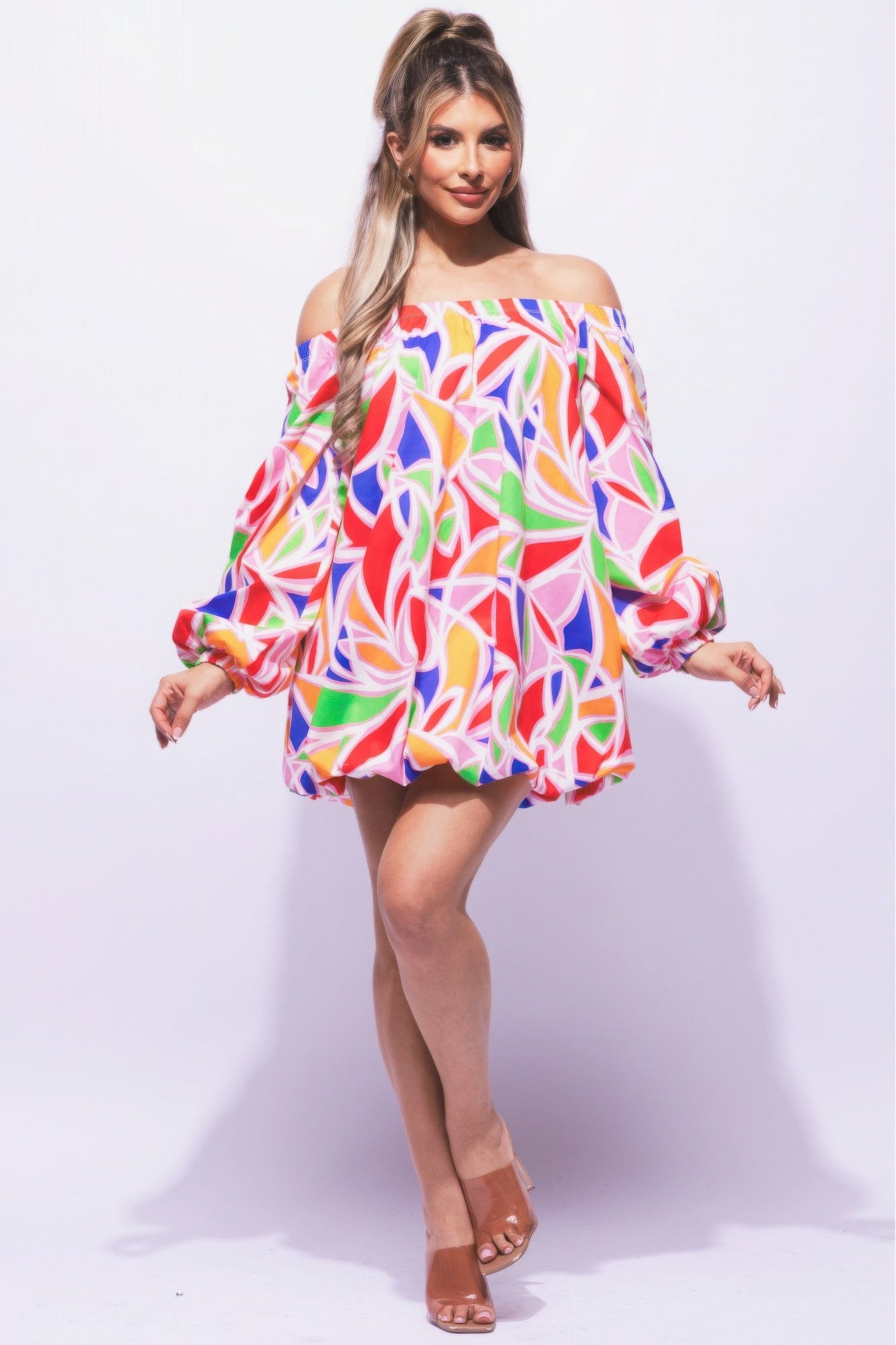 Off Shoulder Bubble Dress product image