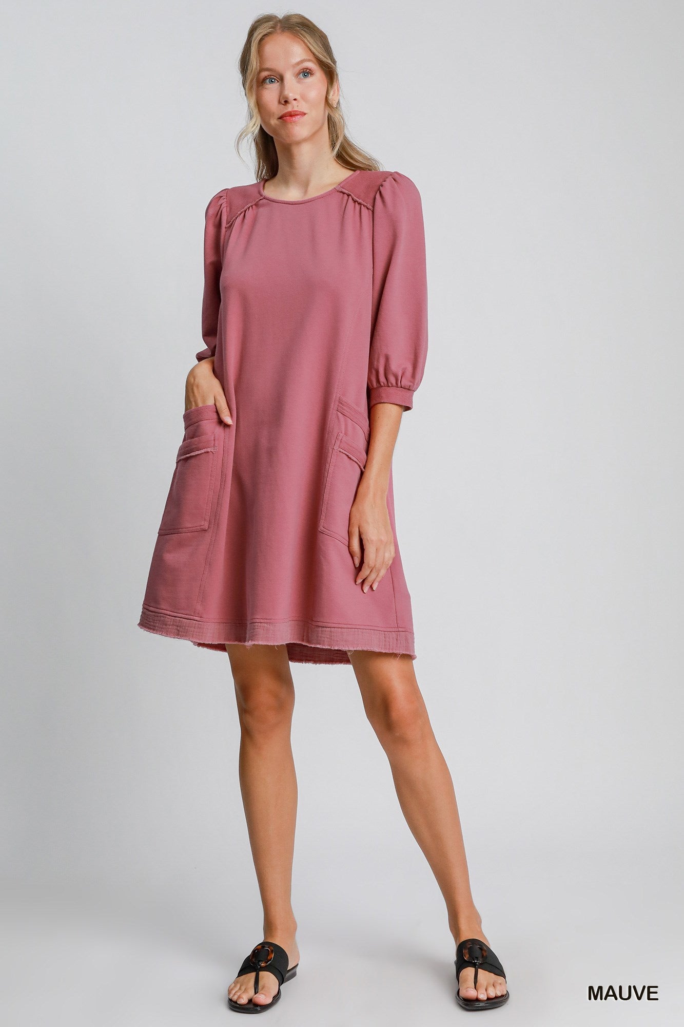 French Terry Mini Dress product image