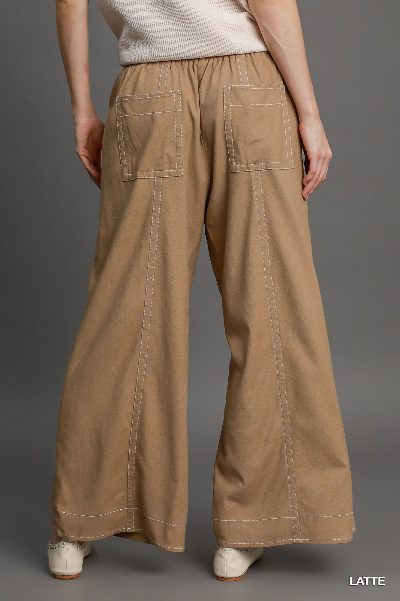 Wide Leg Pull On Pants product image