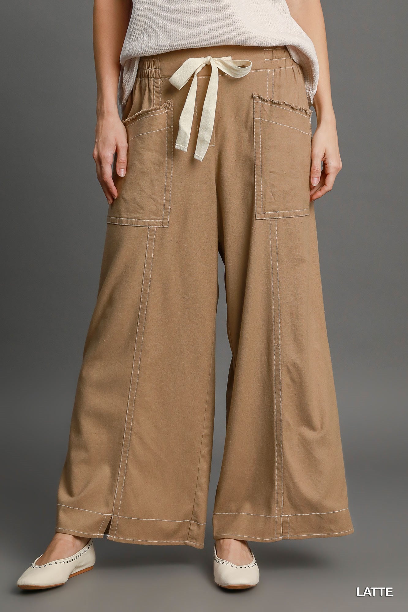Wide Leg Pull On Pants product image