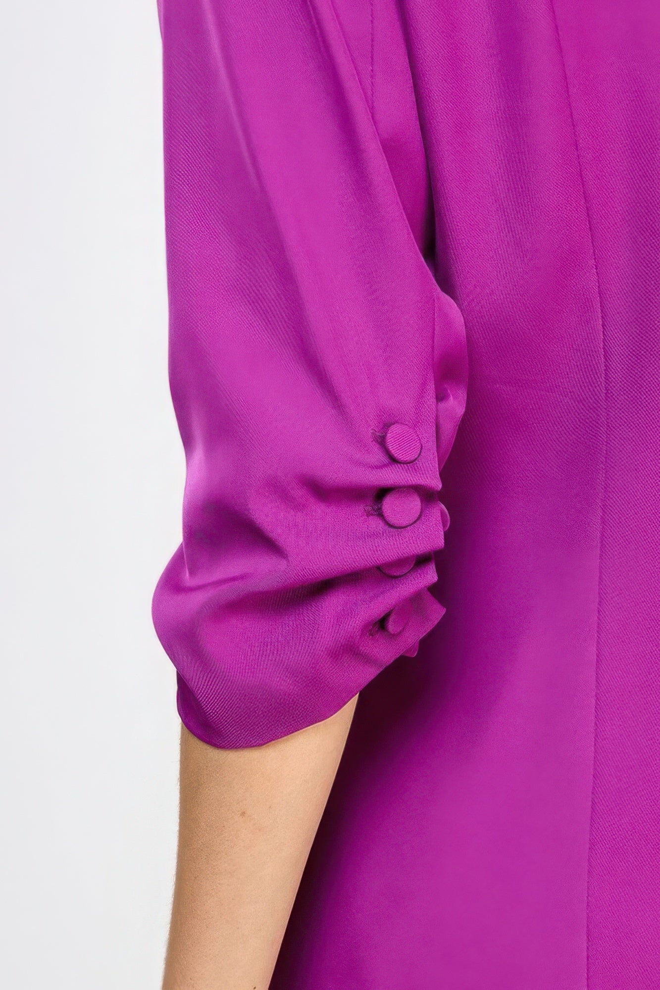 Buttoned Detail 3/4 Sleeve Blazer product image