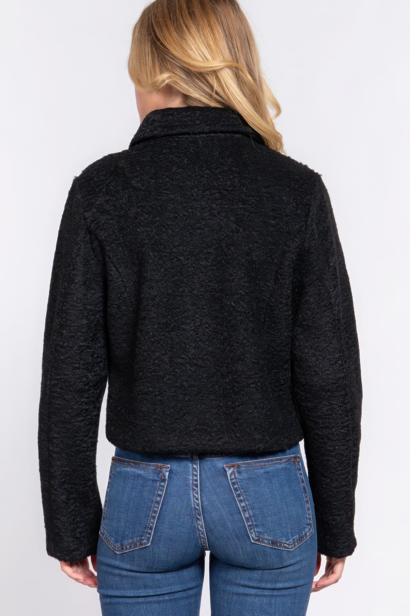 Long Slv Teddy Fleece Short Jacket product image