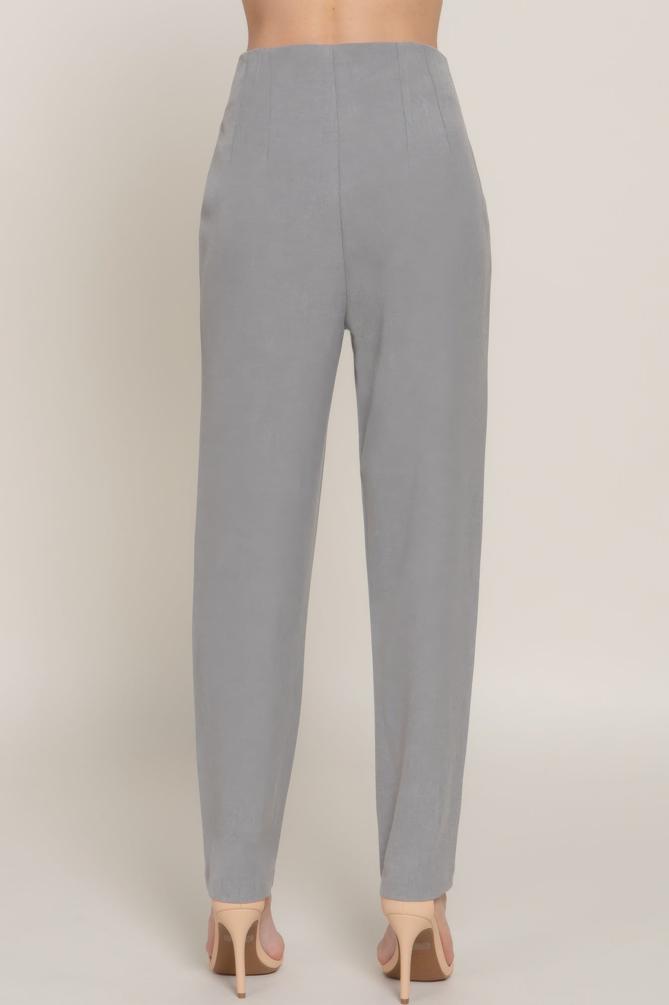 High Waist Pintuck Detail Long Pants product image