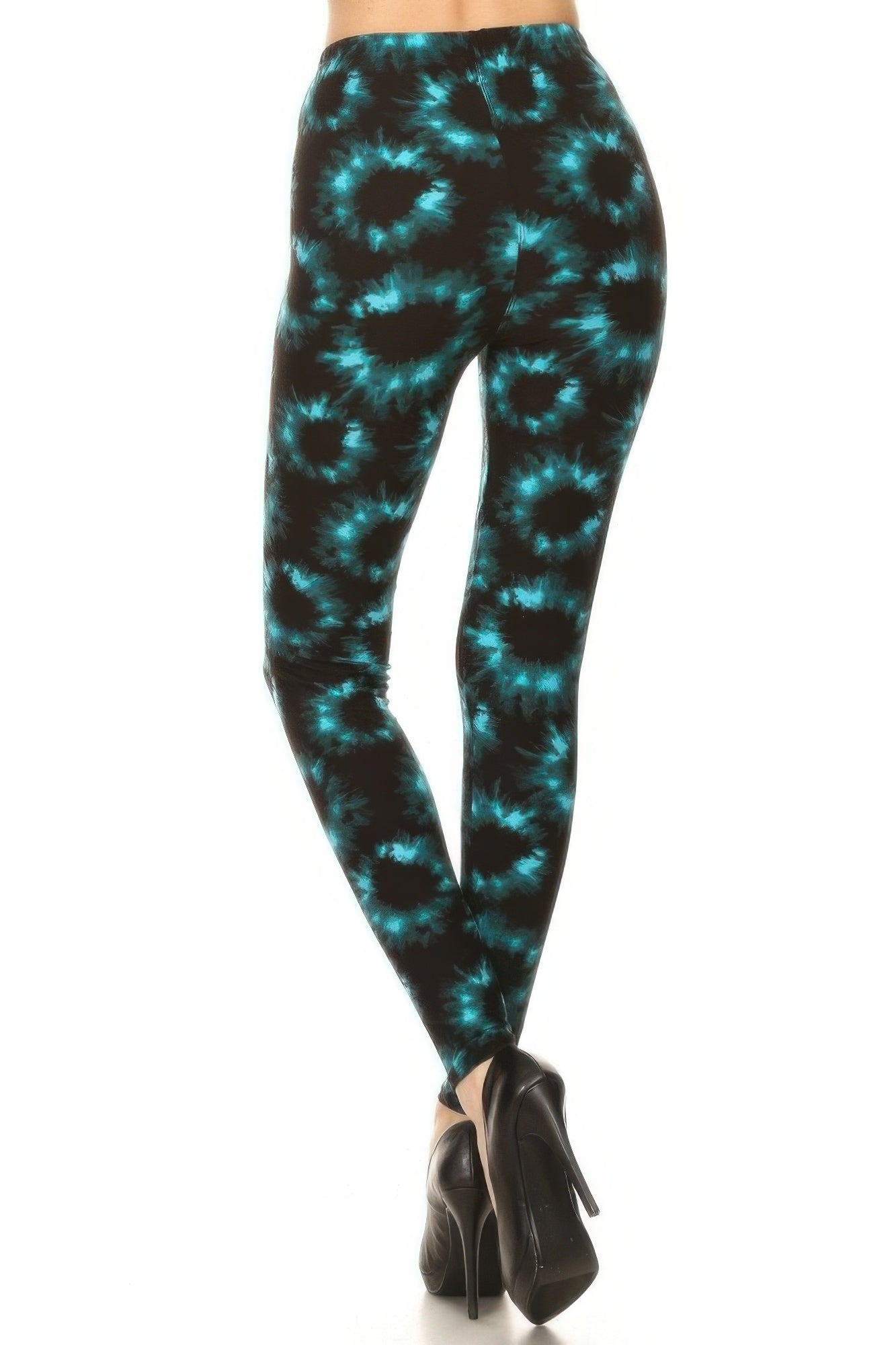 Tie Dye Rinted, Full Length, High Waisted Leggings product image