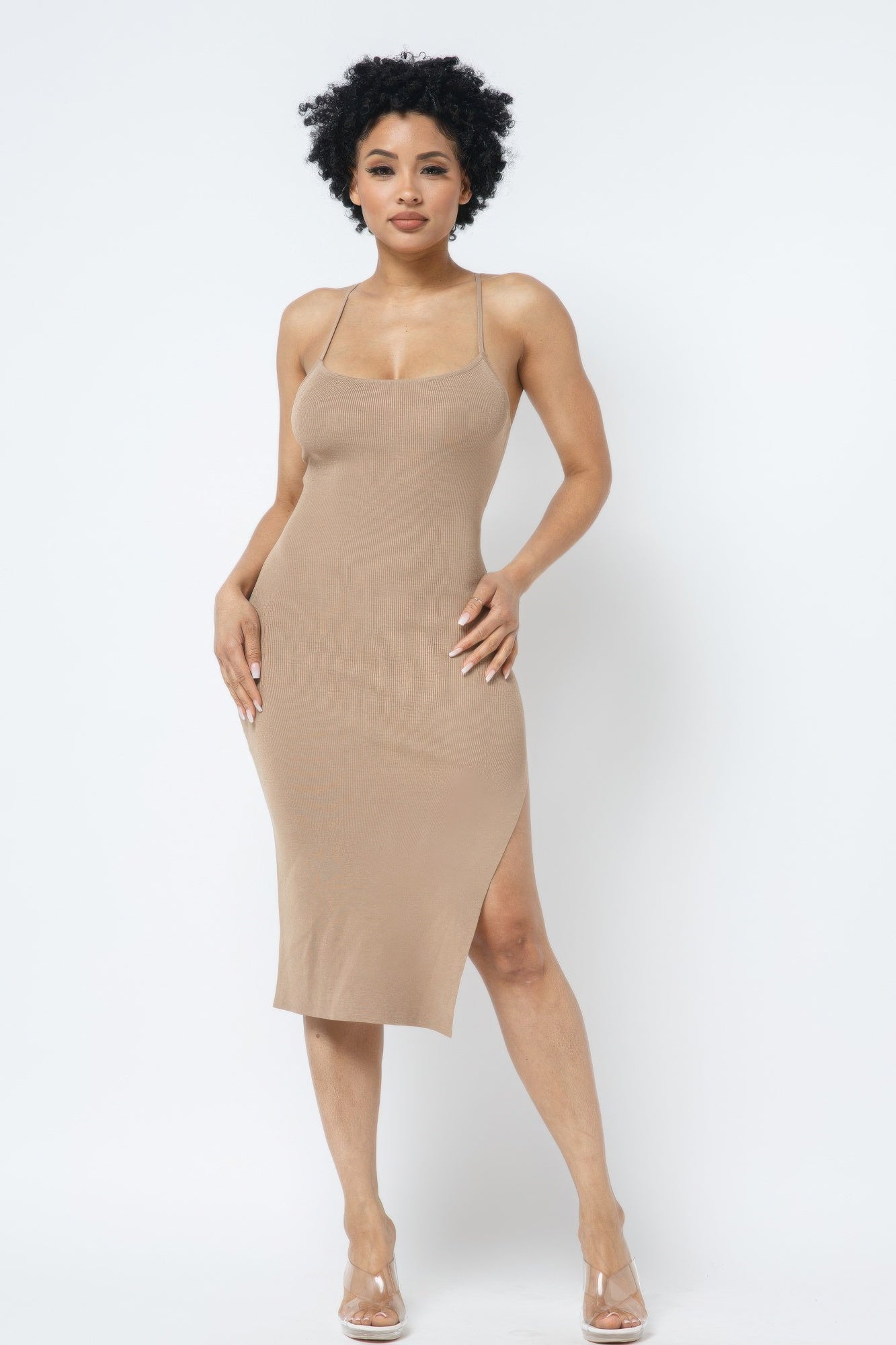 Side Slit Cami Dress product image