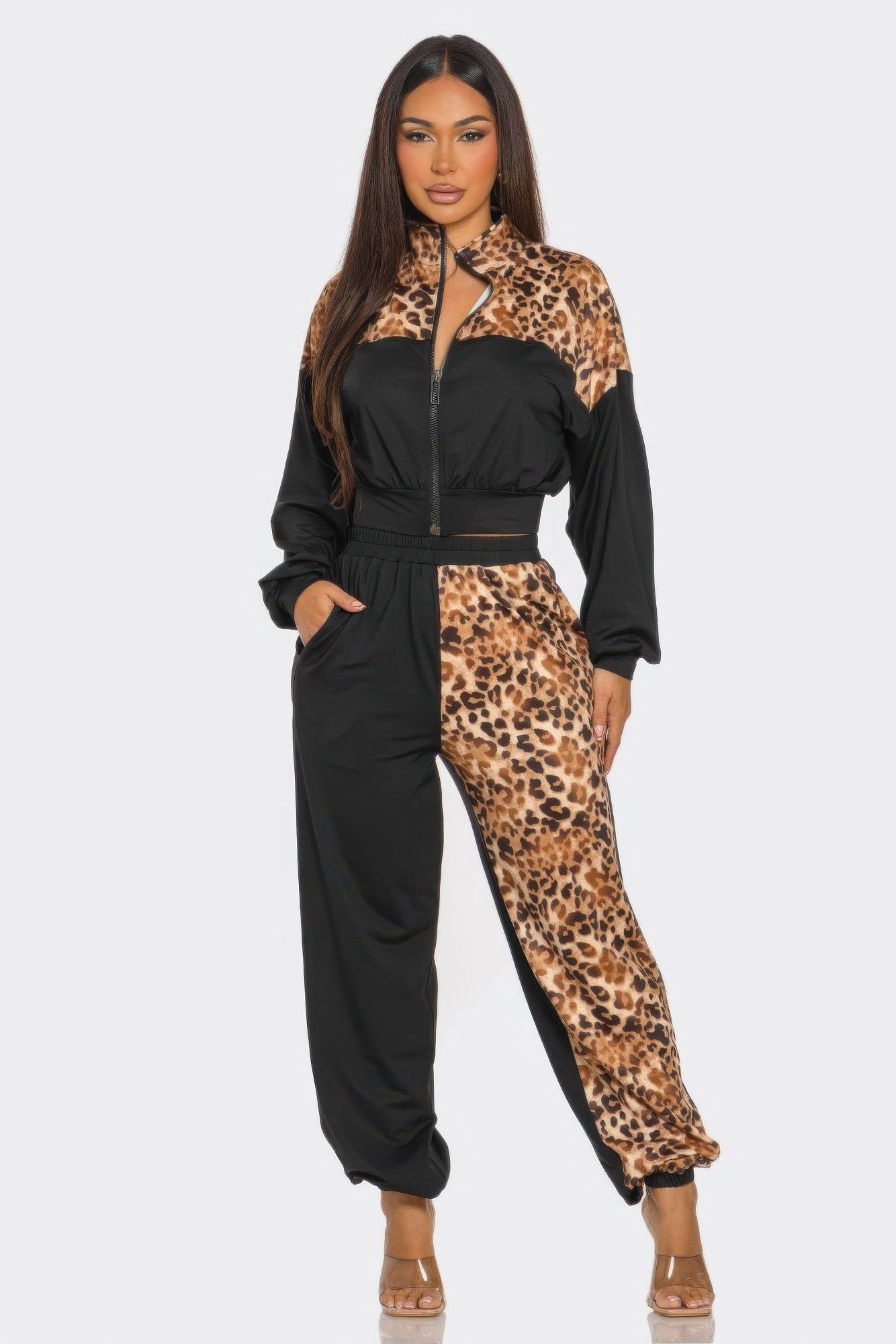 Animal Print Jogger Set product image