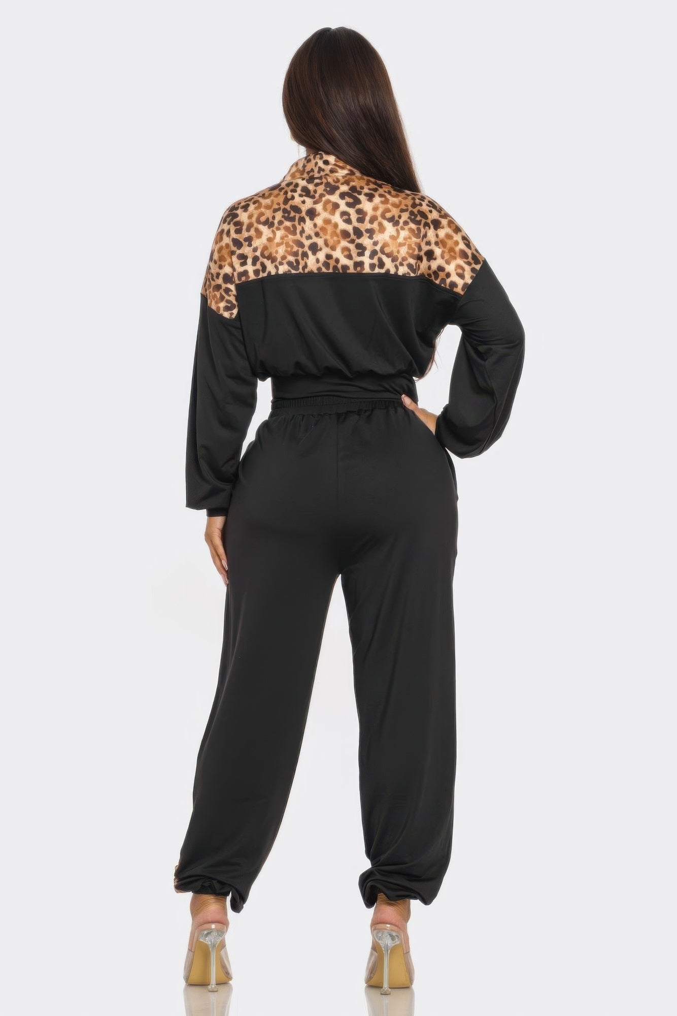 Animal Print Jogger Set product image