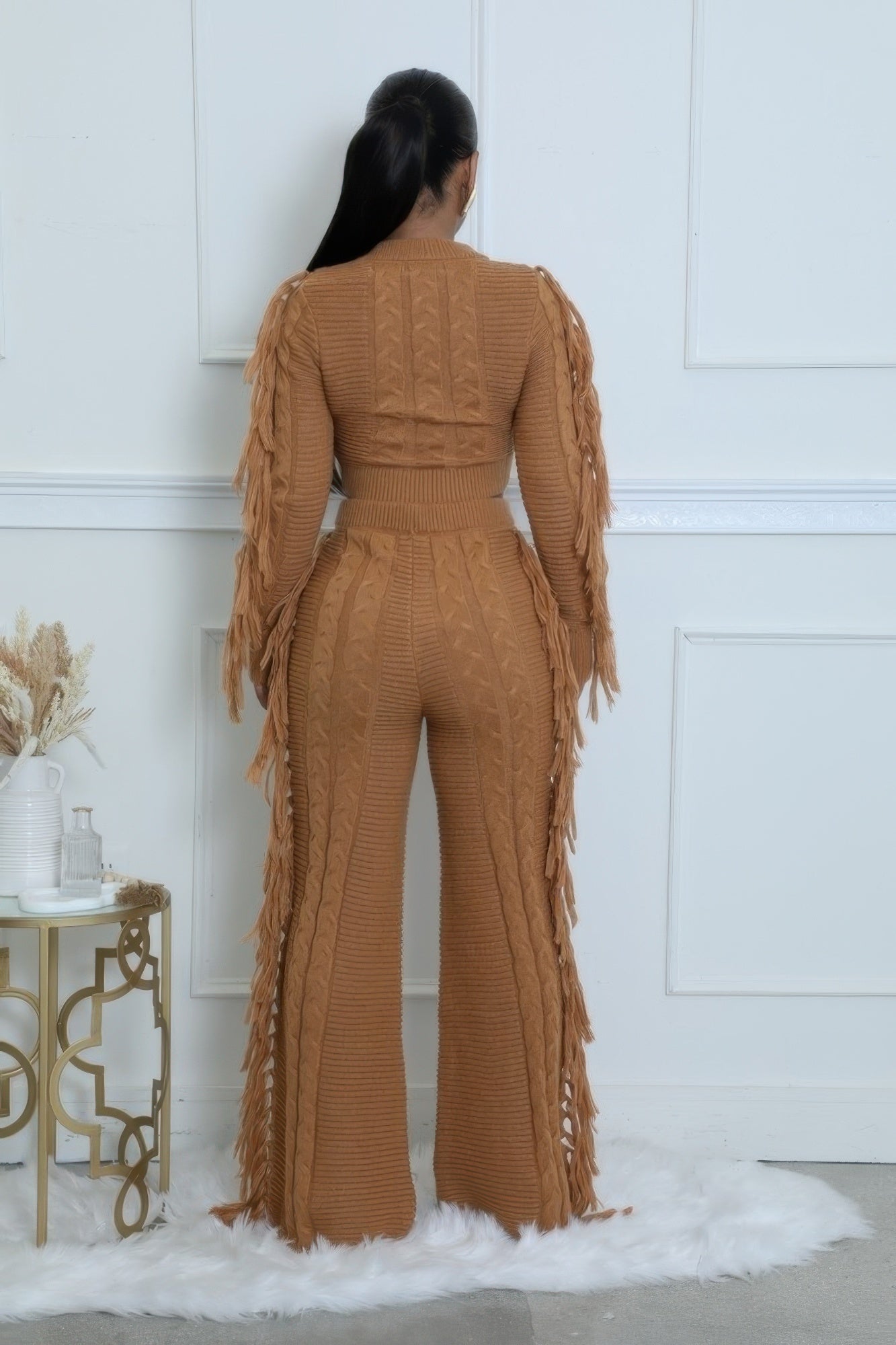 Knitted Stretch Pant Set product image