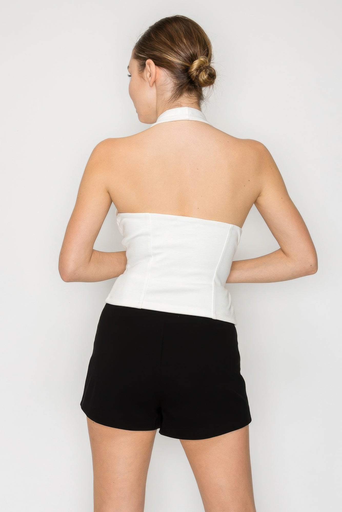 Halter Neck Buckled Open-back Top product image