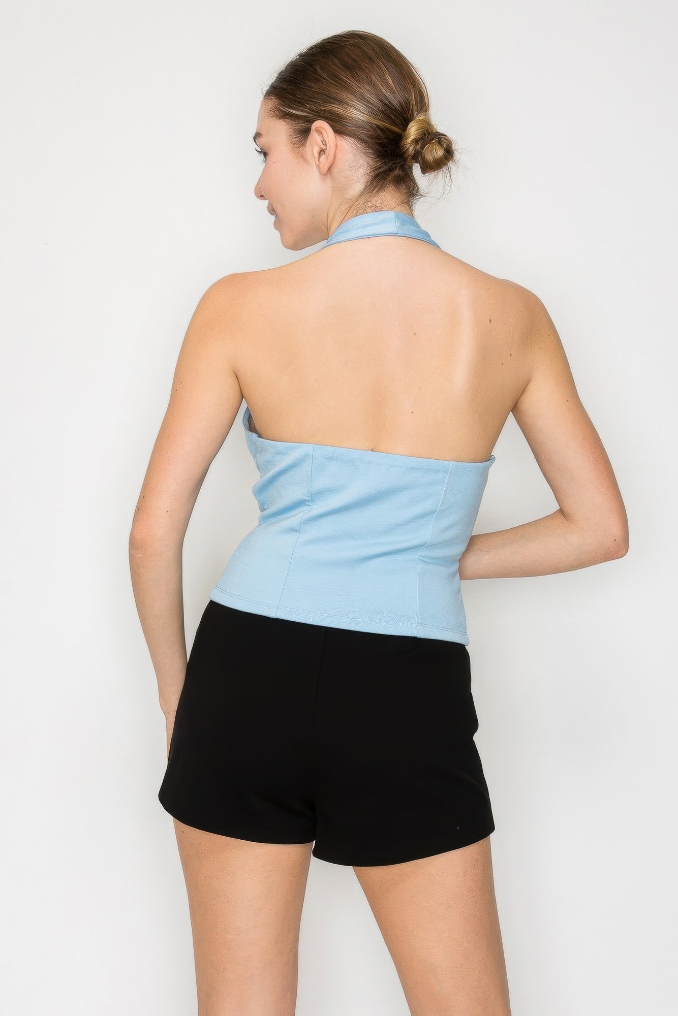 Halter Neck Buckled Open-back Top product image