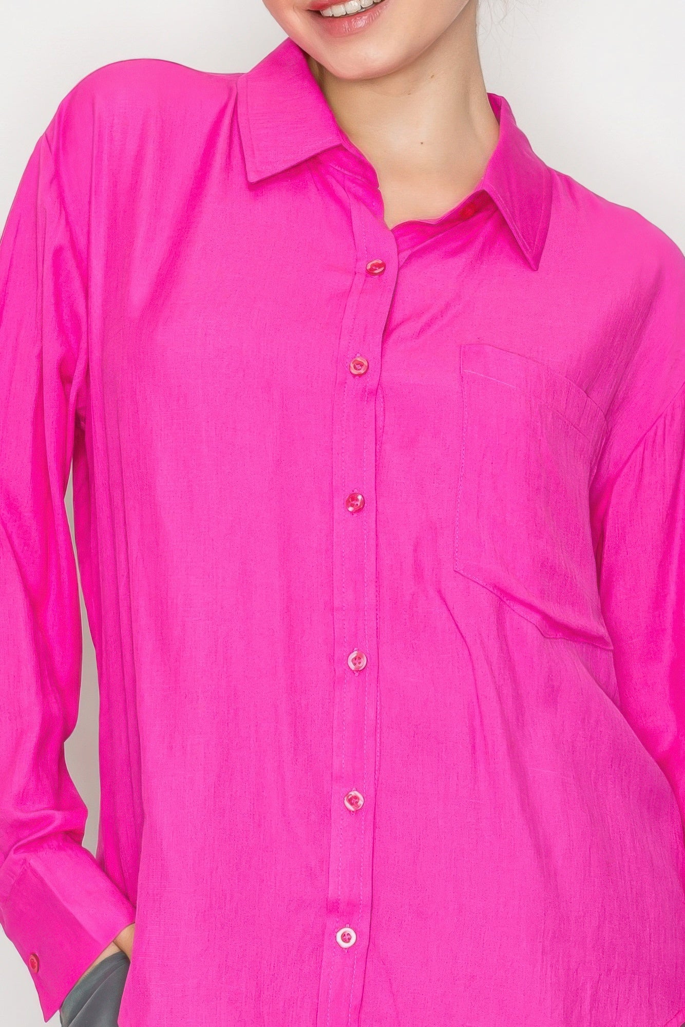 Button Down Collared Linen Shirt product image