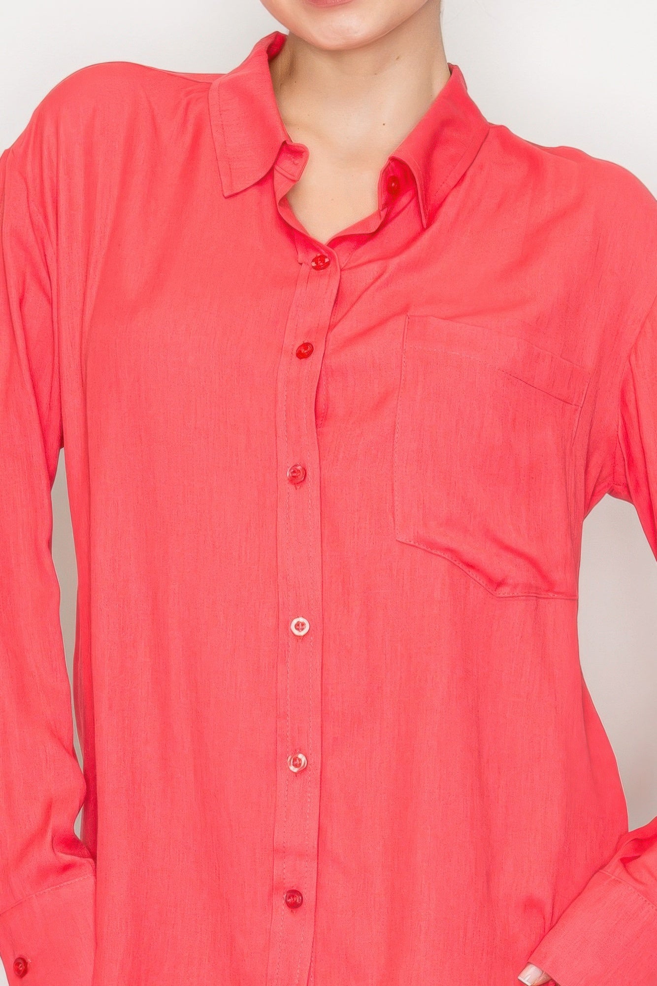 Button Down Collared Linen Shirt product image