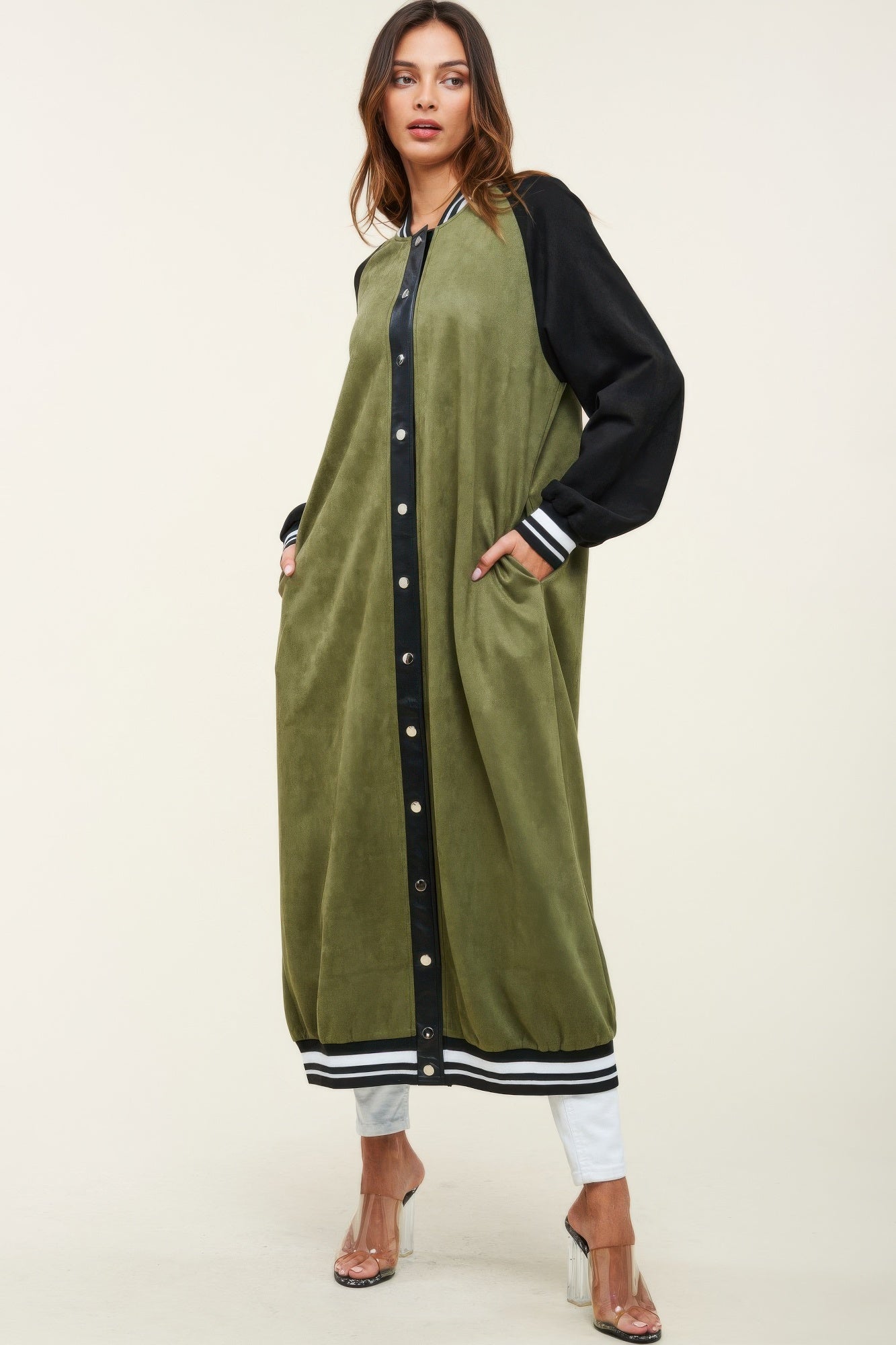 Maxi Faux Suede Jacket product image