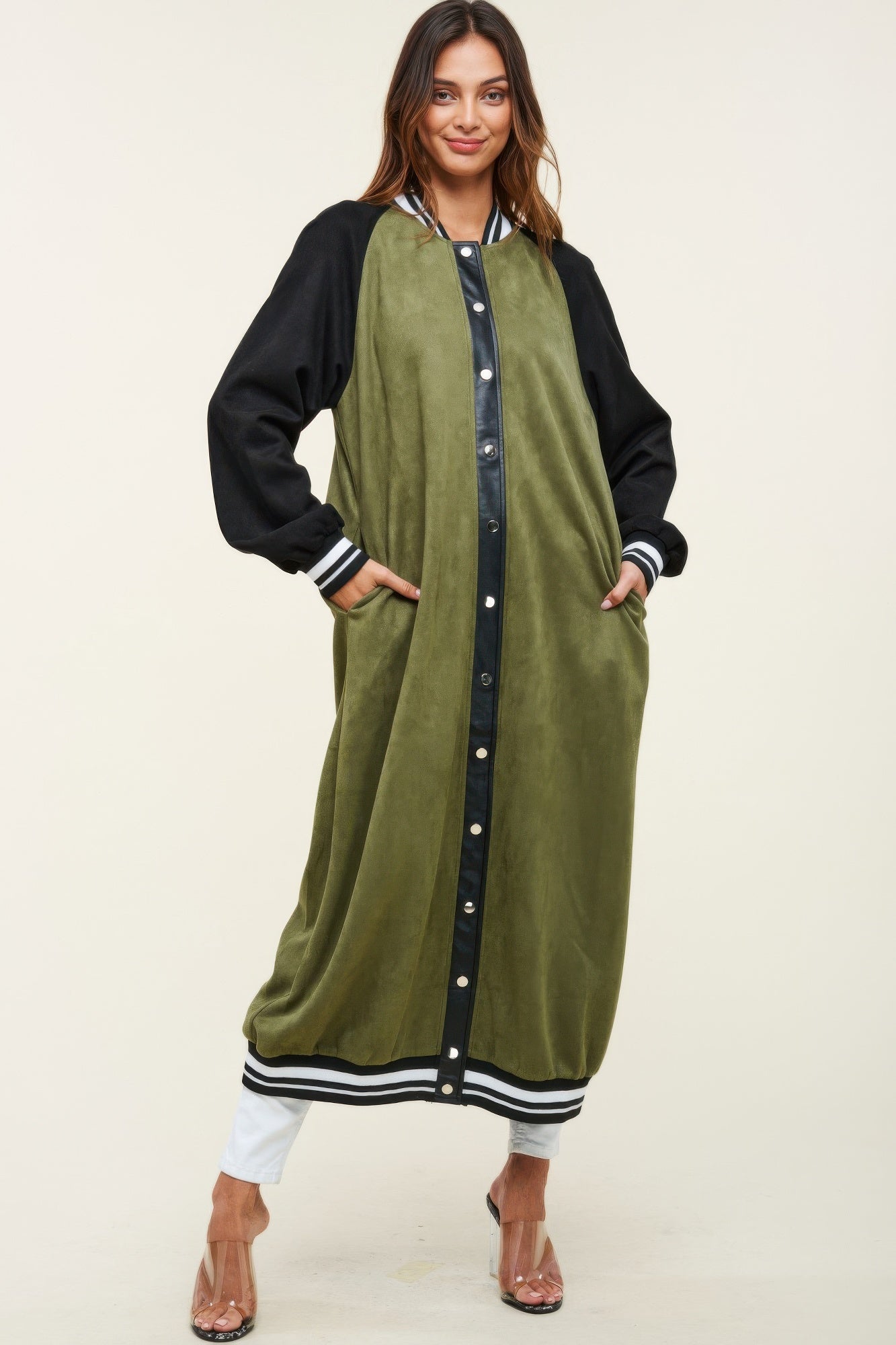 Maxi Faux Suede Jacket product image