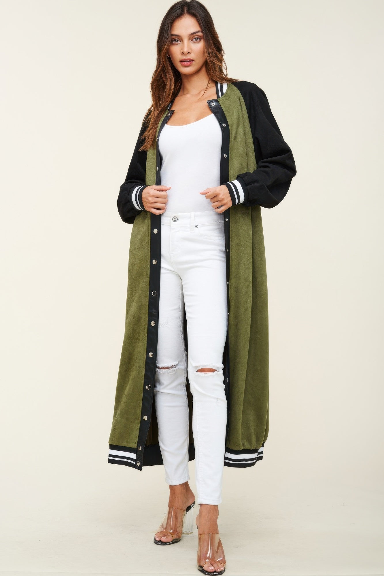 Maxi Faux Suede Jacket product image