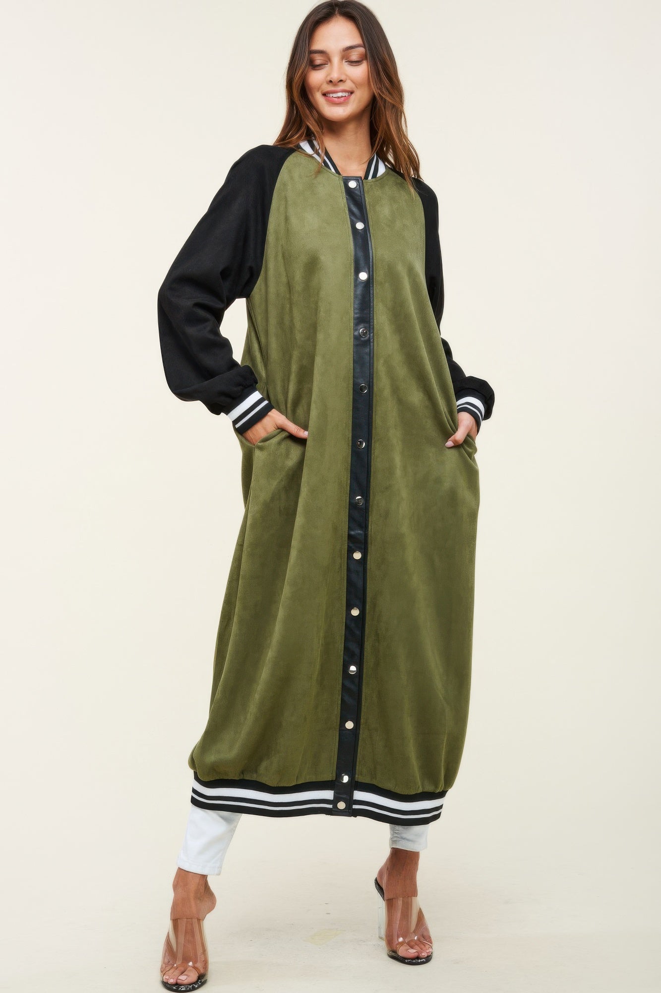 Maxi Faux Suede Jacket product image