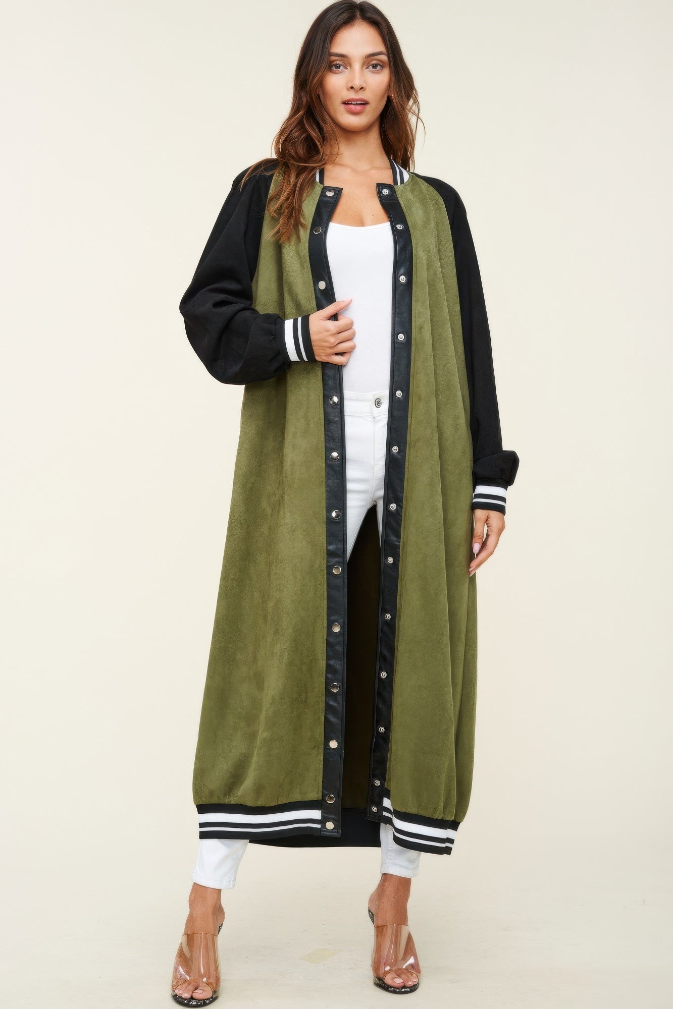 Maxi Faux Suede Jacket product image